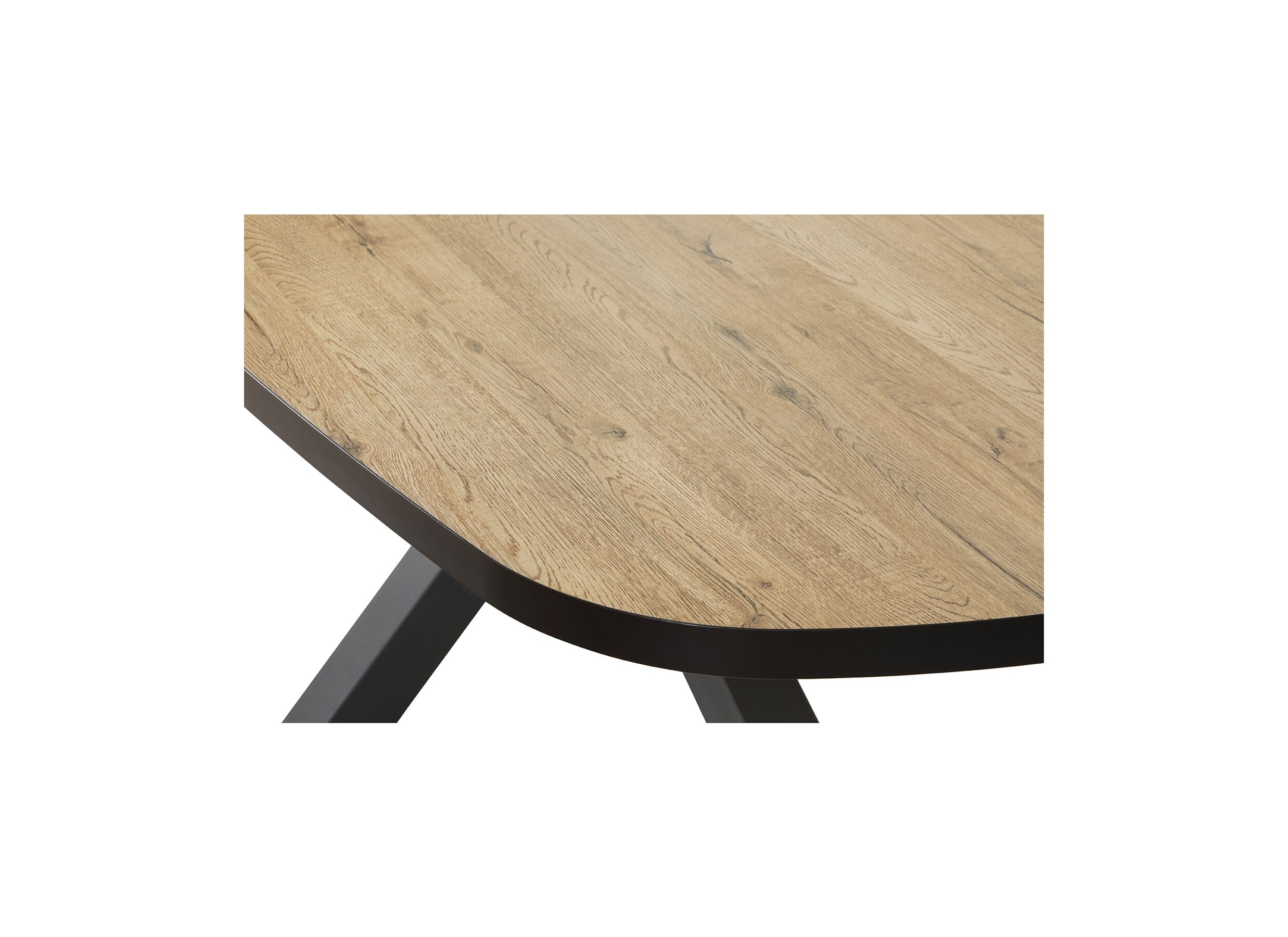 Tafel Otto Piero 200x100cm - meubelplaat - scarlet eik