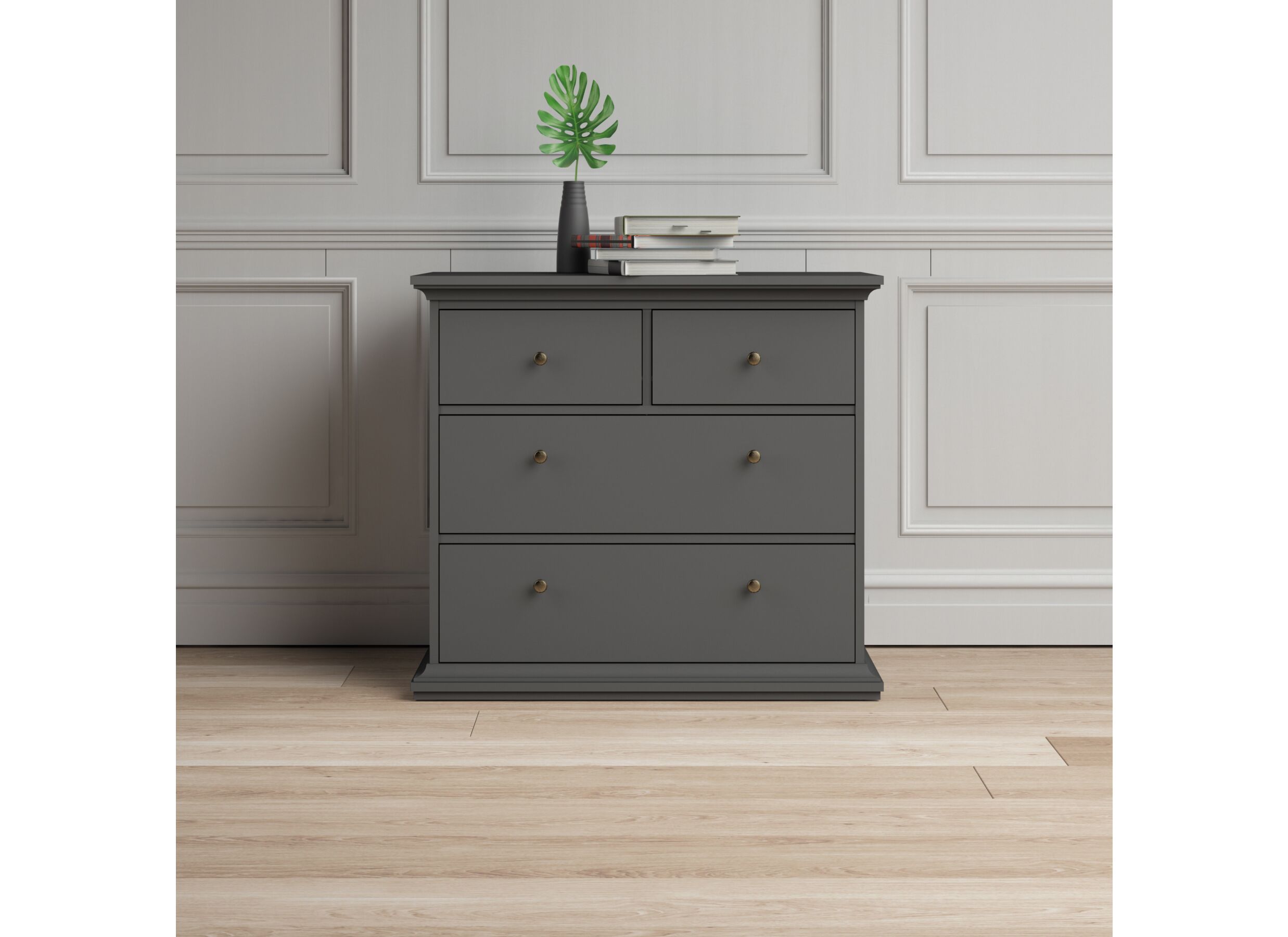 Foto ambiance - Commode Paris 97x49x87cm décor - gris mat