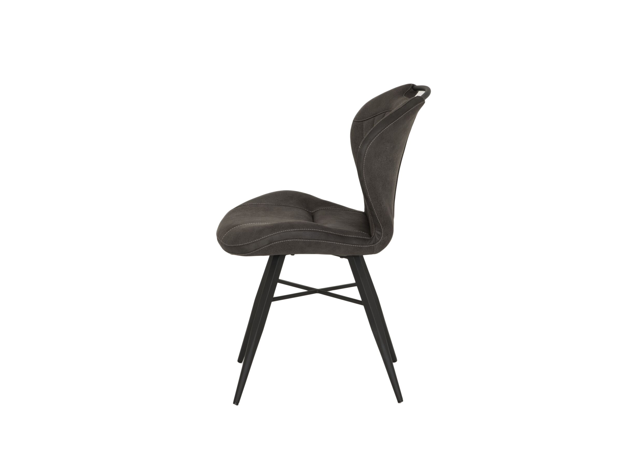 Stoel Mace 50,5x61x87cm - stof - zorro antraciet
