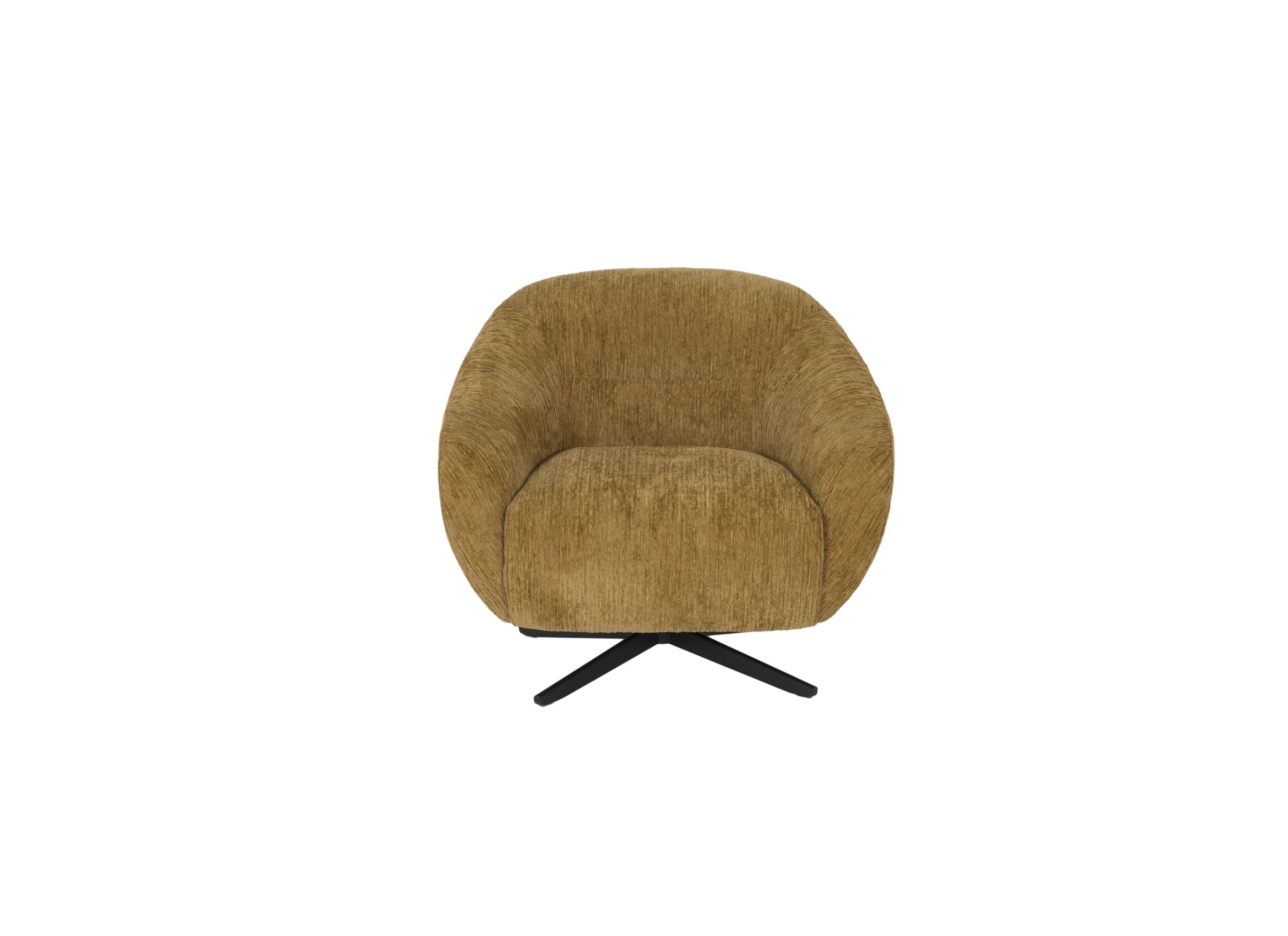 Overzichtsfoto - Fauteuil Berlin 87x84x76cm - stof - pompoen
