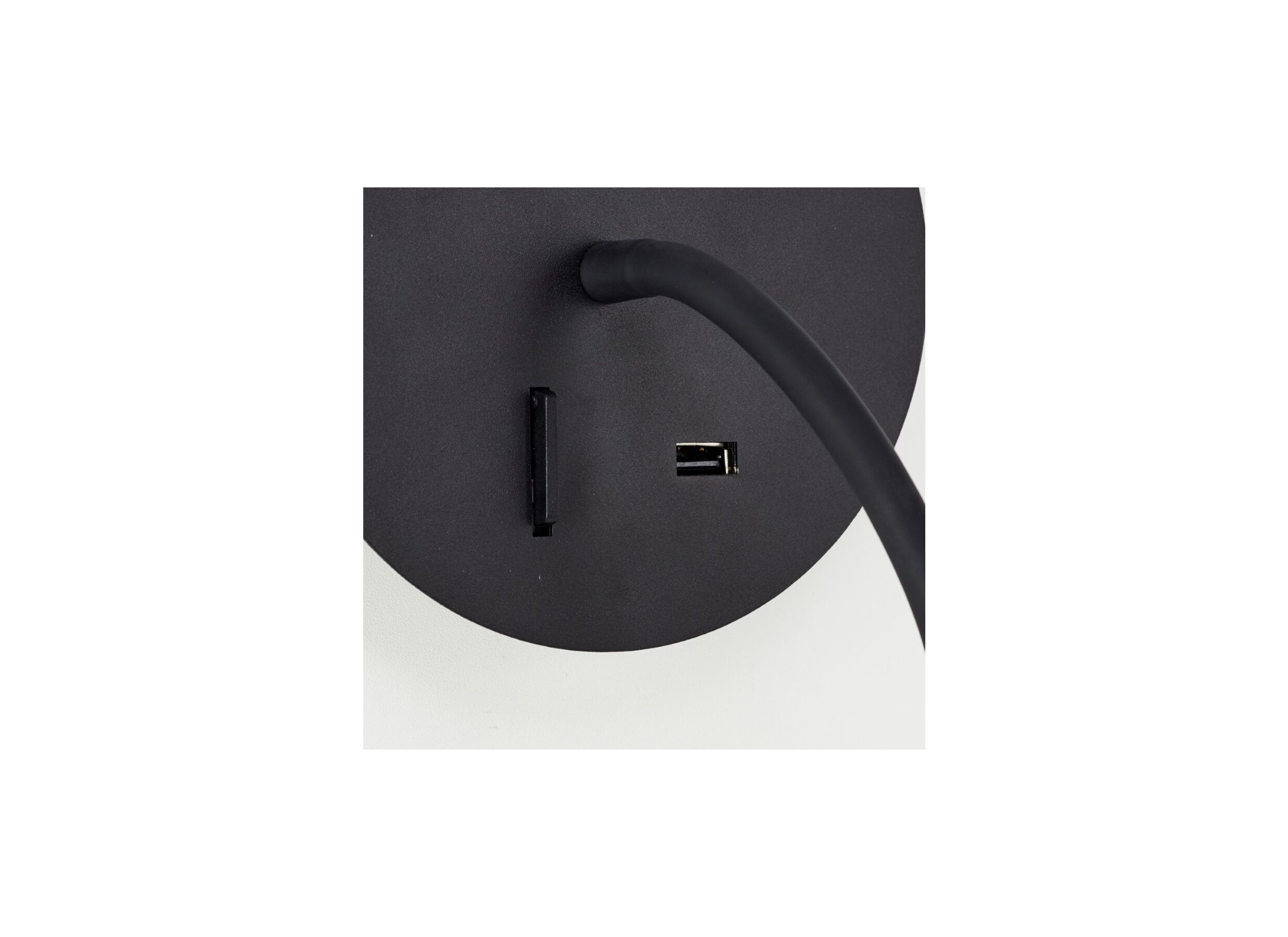 Detailfoto - Wandlamp Jutta zand zwart 1x2,8W