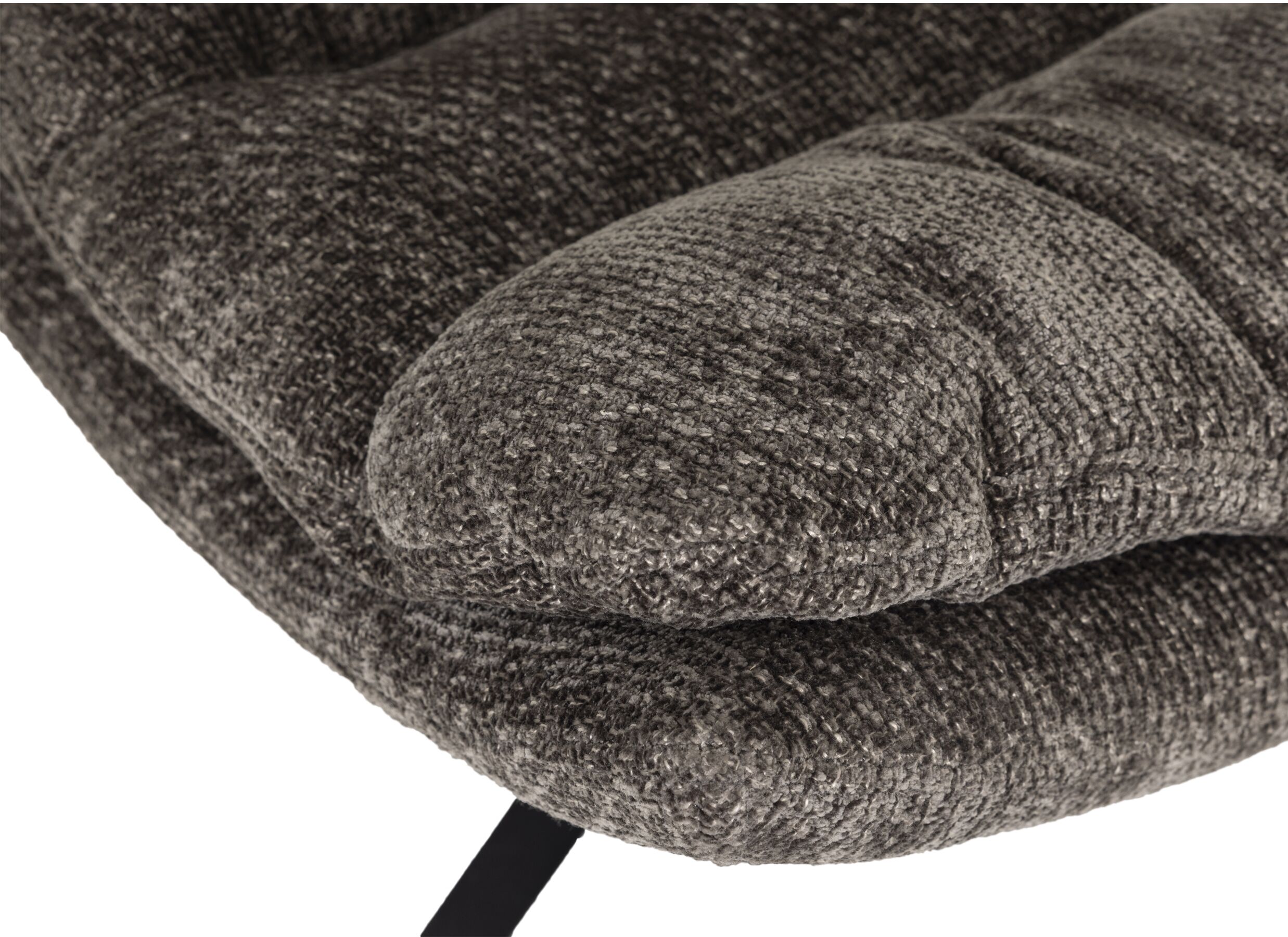 Detail - Fauteuil Leto 81x99x92cm - tissu - anthracite