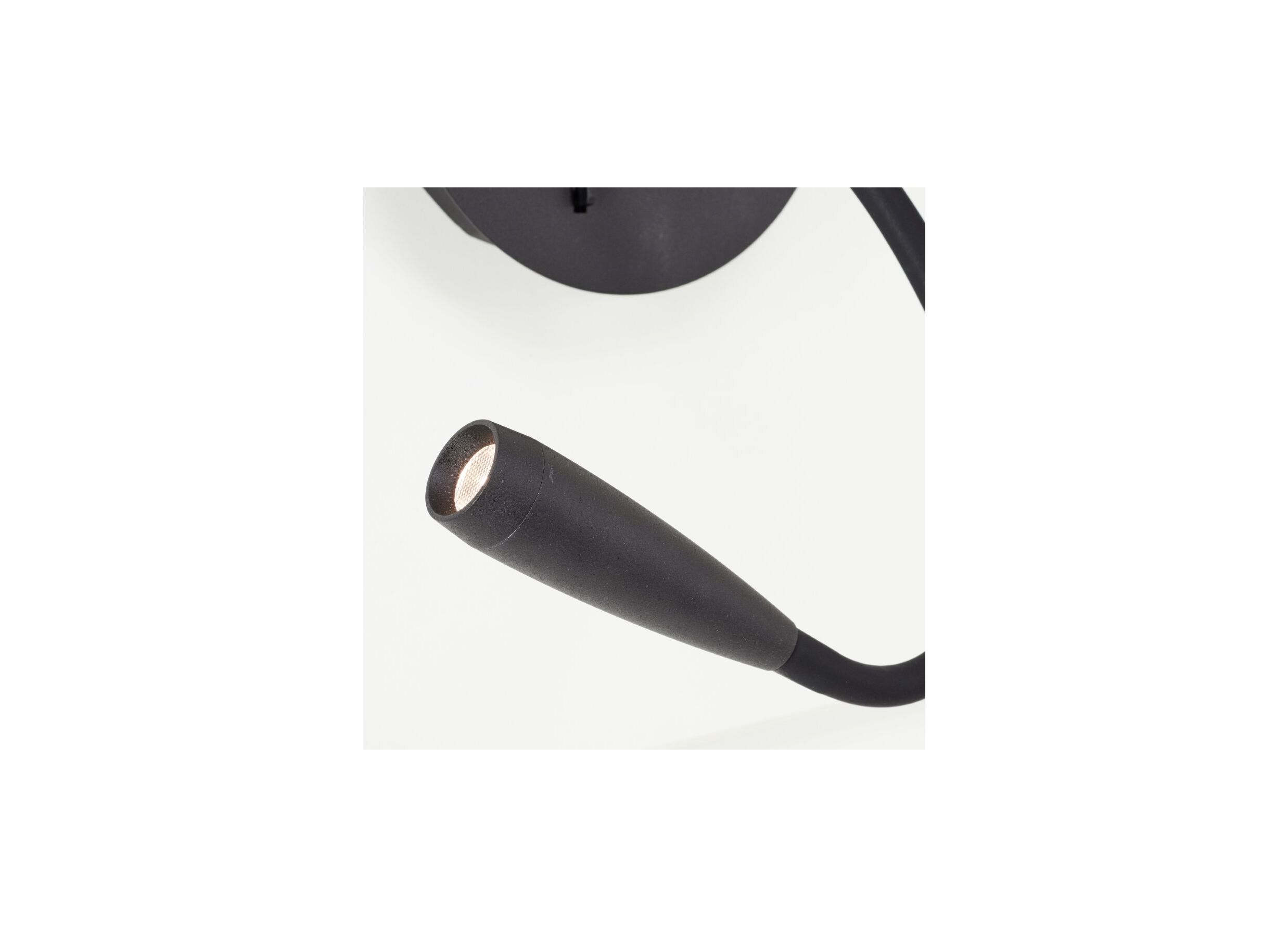 Detailfoto - Wandlamp Jutta zand zwart 1x2,8W