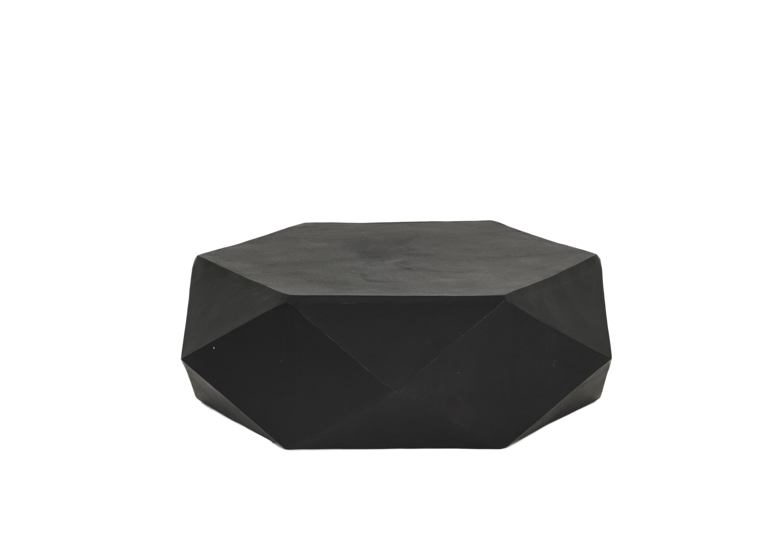 Salontafel Collar 107x107x34cm - aluminium - zwart - Salontafel Collar 107x107x34cm - aluminium - zwart