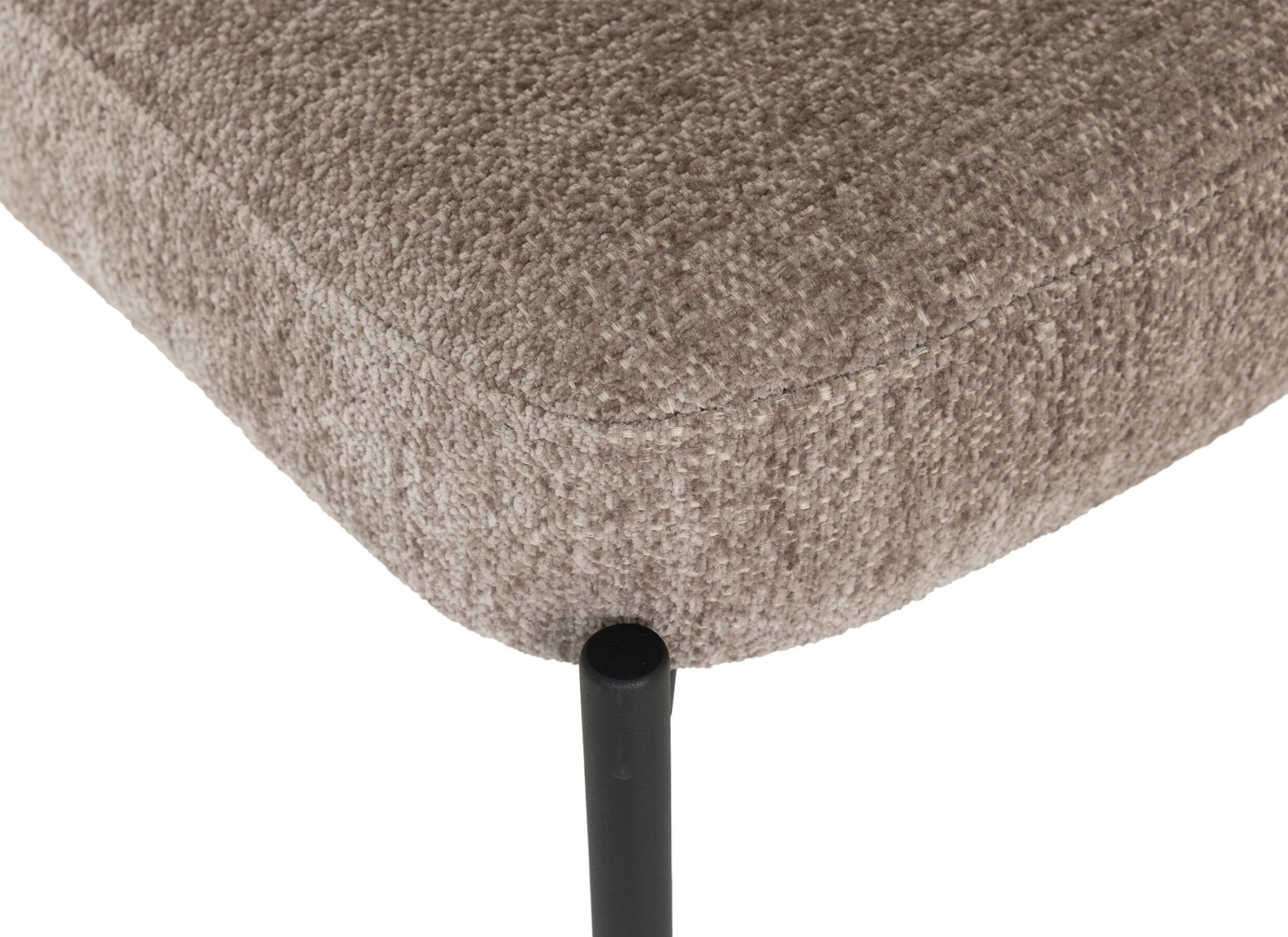 Detail - Chaise Alien 43x43x76cm - tissu - taupe