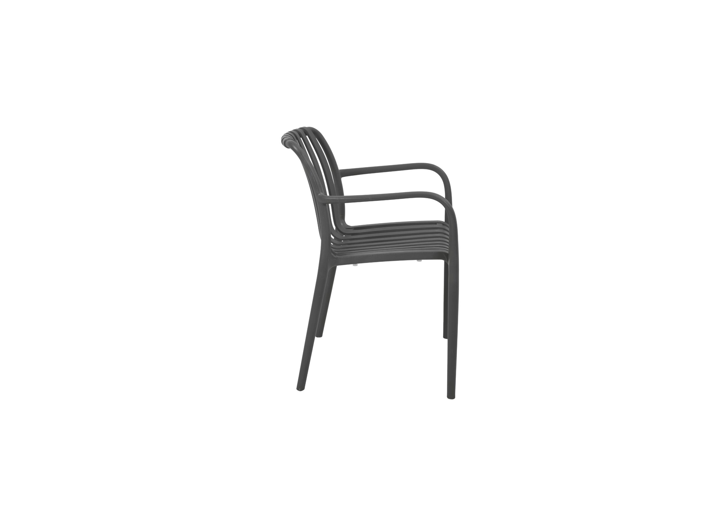 Aperçu - Chaise de jardin Cute 46x58x81cm - synthétique - gris