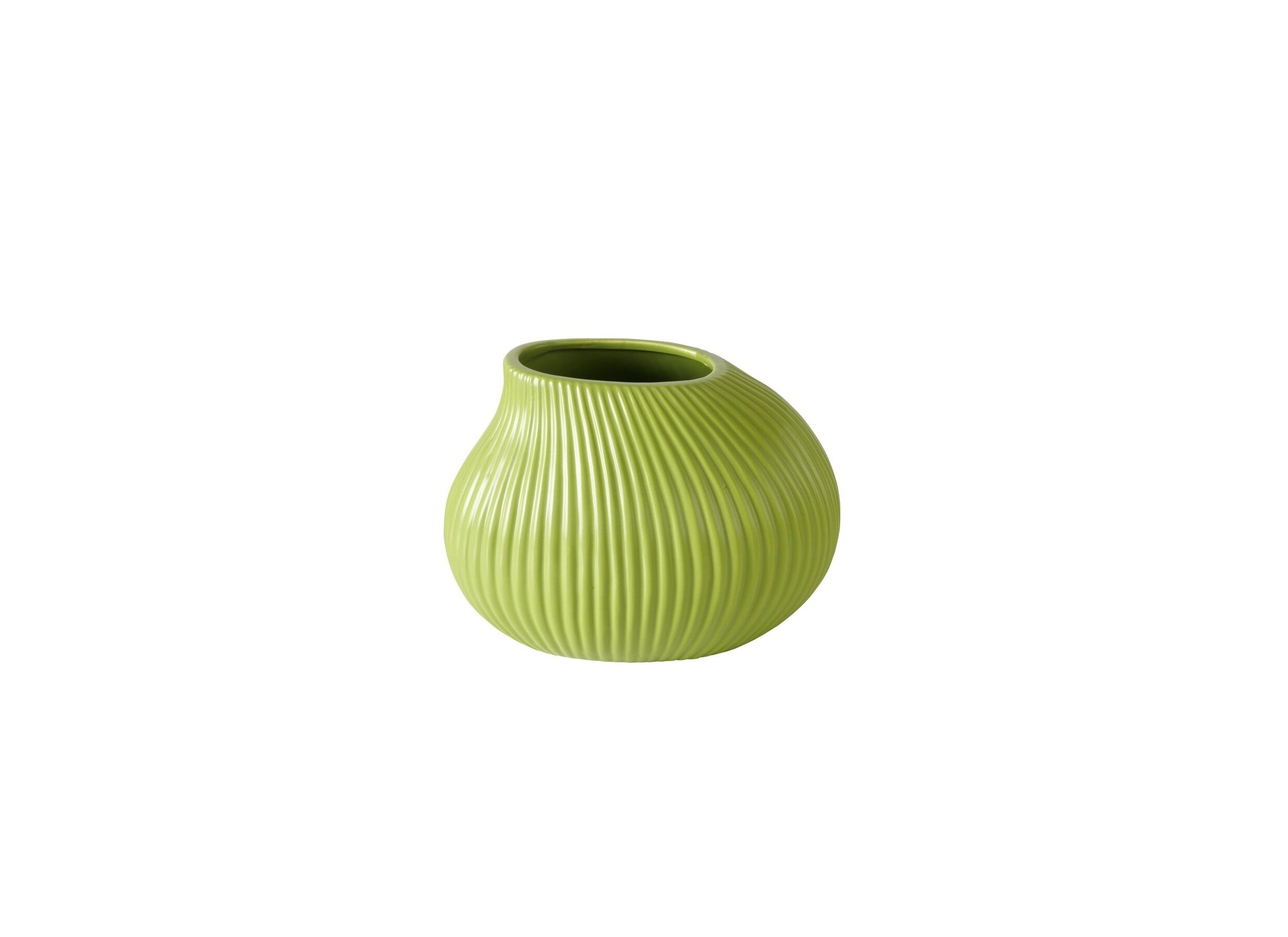 Aperçu - Vase Porty H14cm - céramique - vert mat
