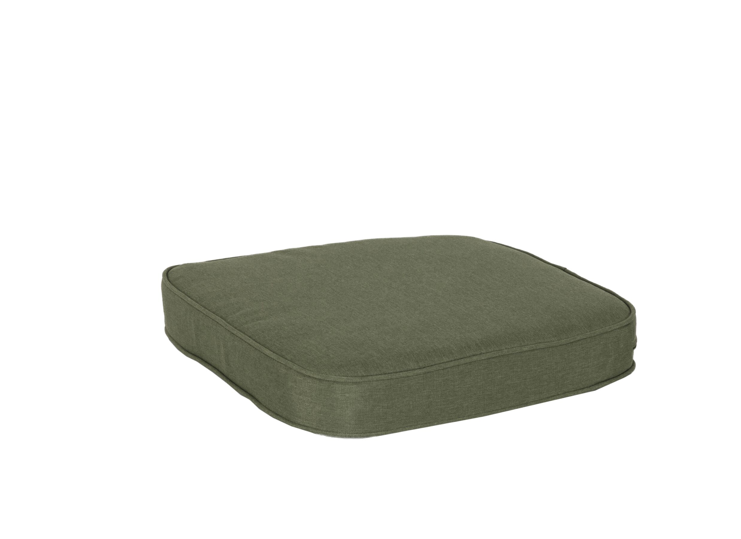 Aperçu - Coussin en osier Jono 46x49cm - fibre polyester - vert