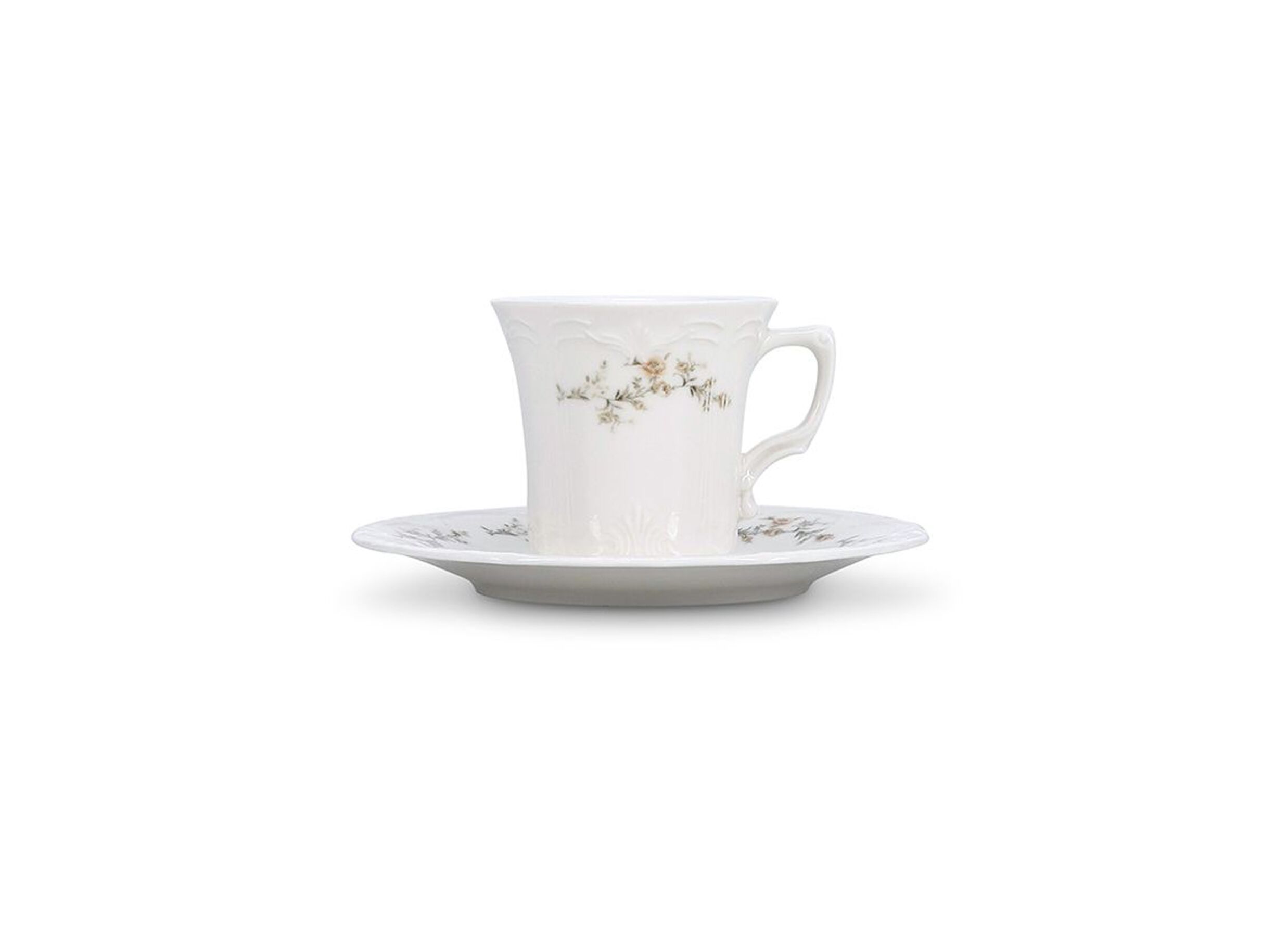 Plus Important - Tasse à café Retro 20cl - porcelaine - blanc