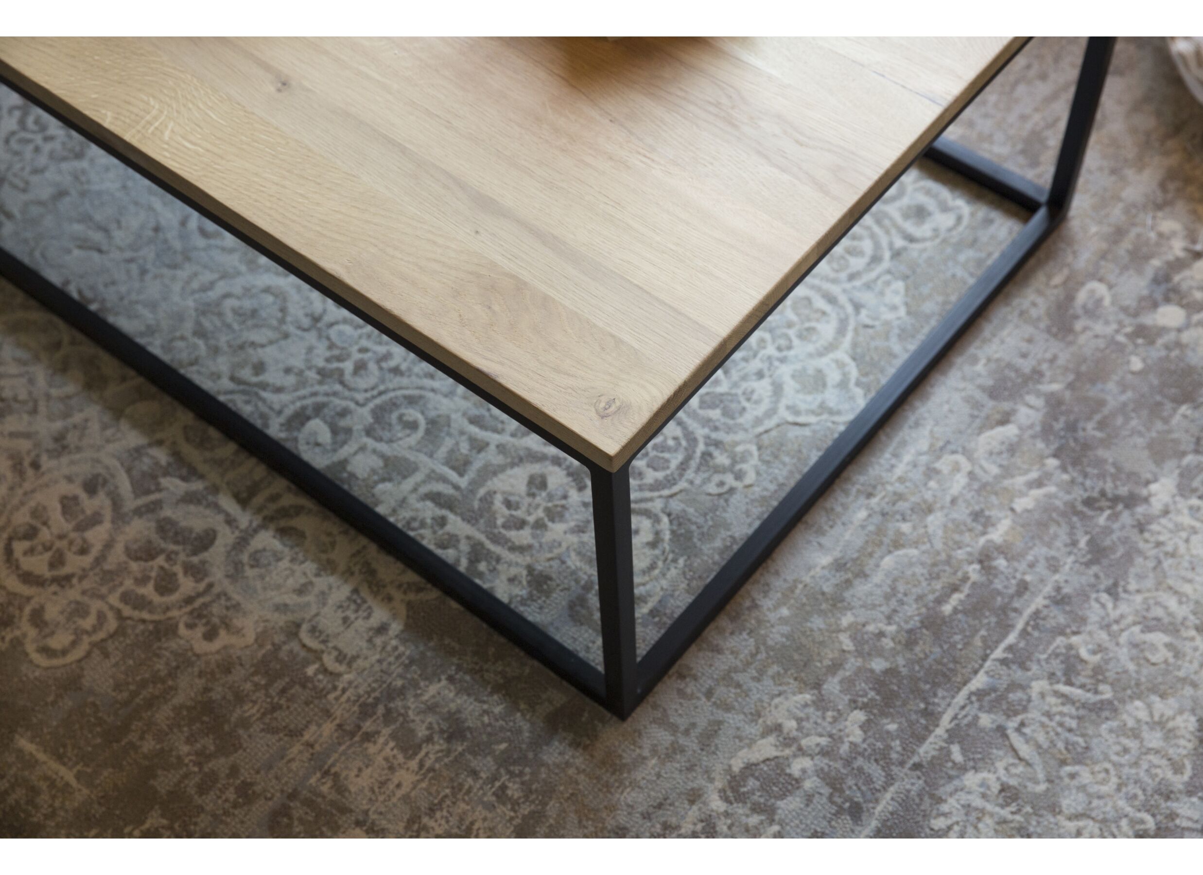 Table basse Fetich 70x130cm - chêne massif - naturel