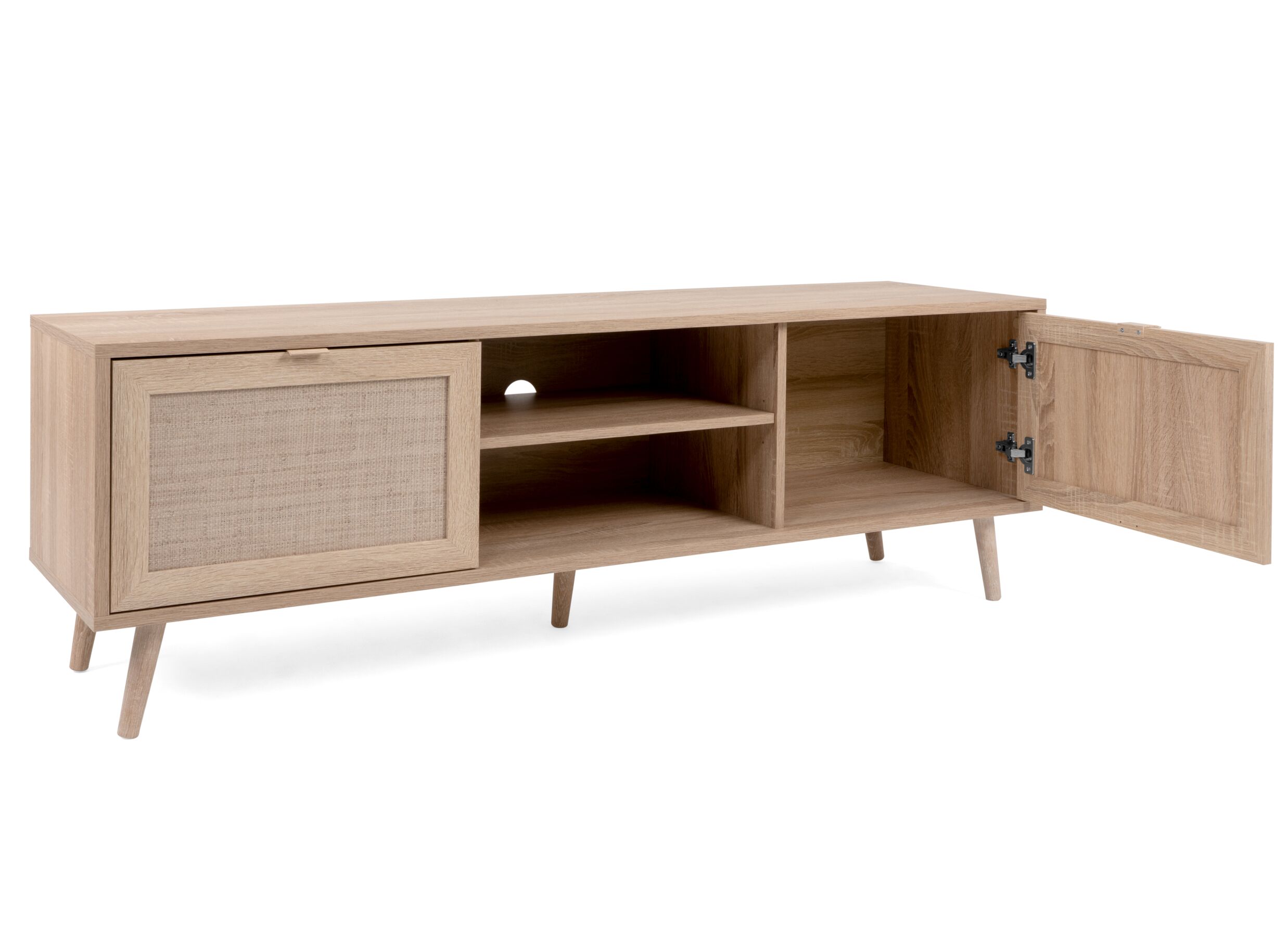 Tv-meubel Bali 150cm - melamine - sonoma eik