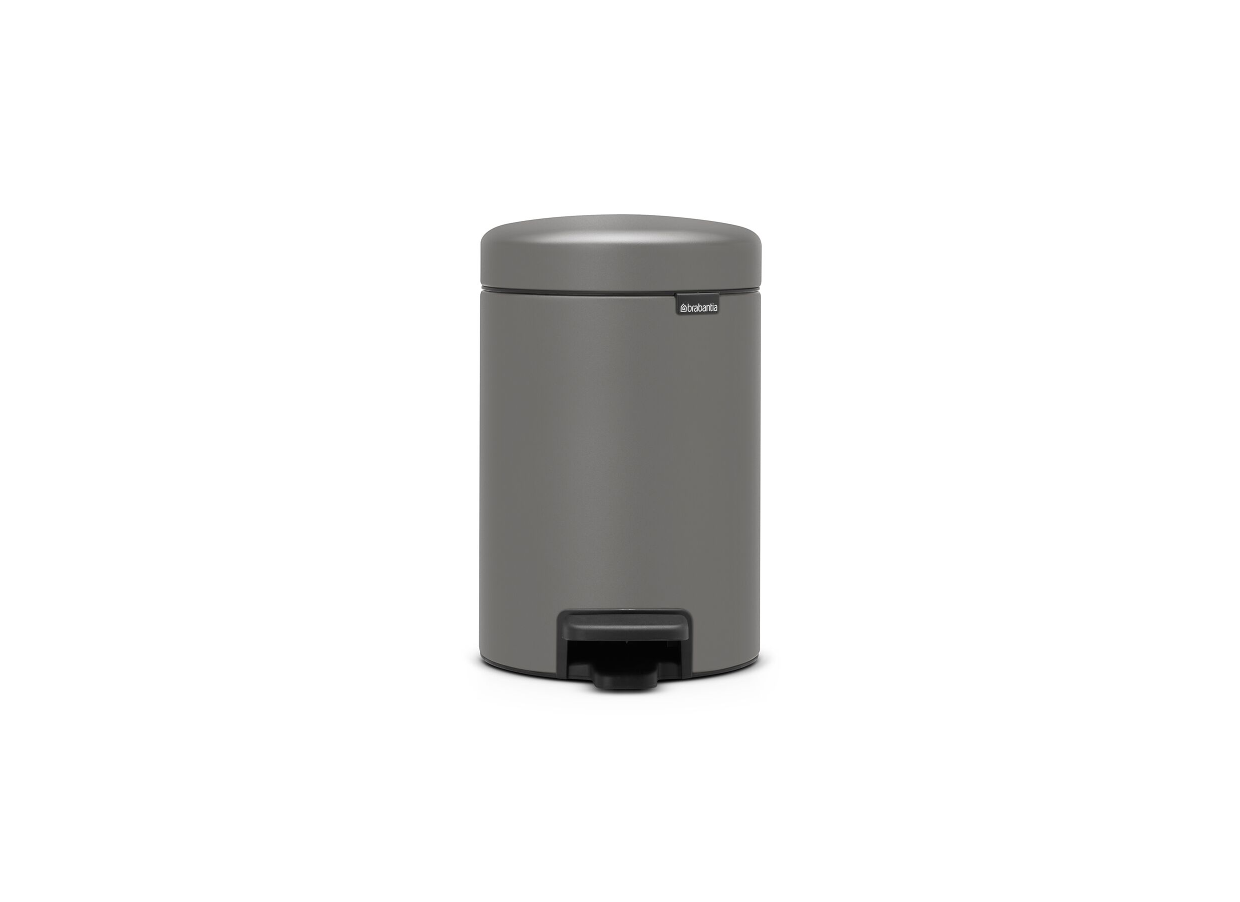 Poubelle à pédale NewIcon Brabantia 3L gris - Poubelle à pédale NewIcon Brabantia 3L gris