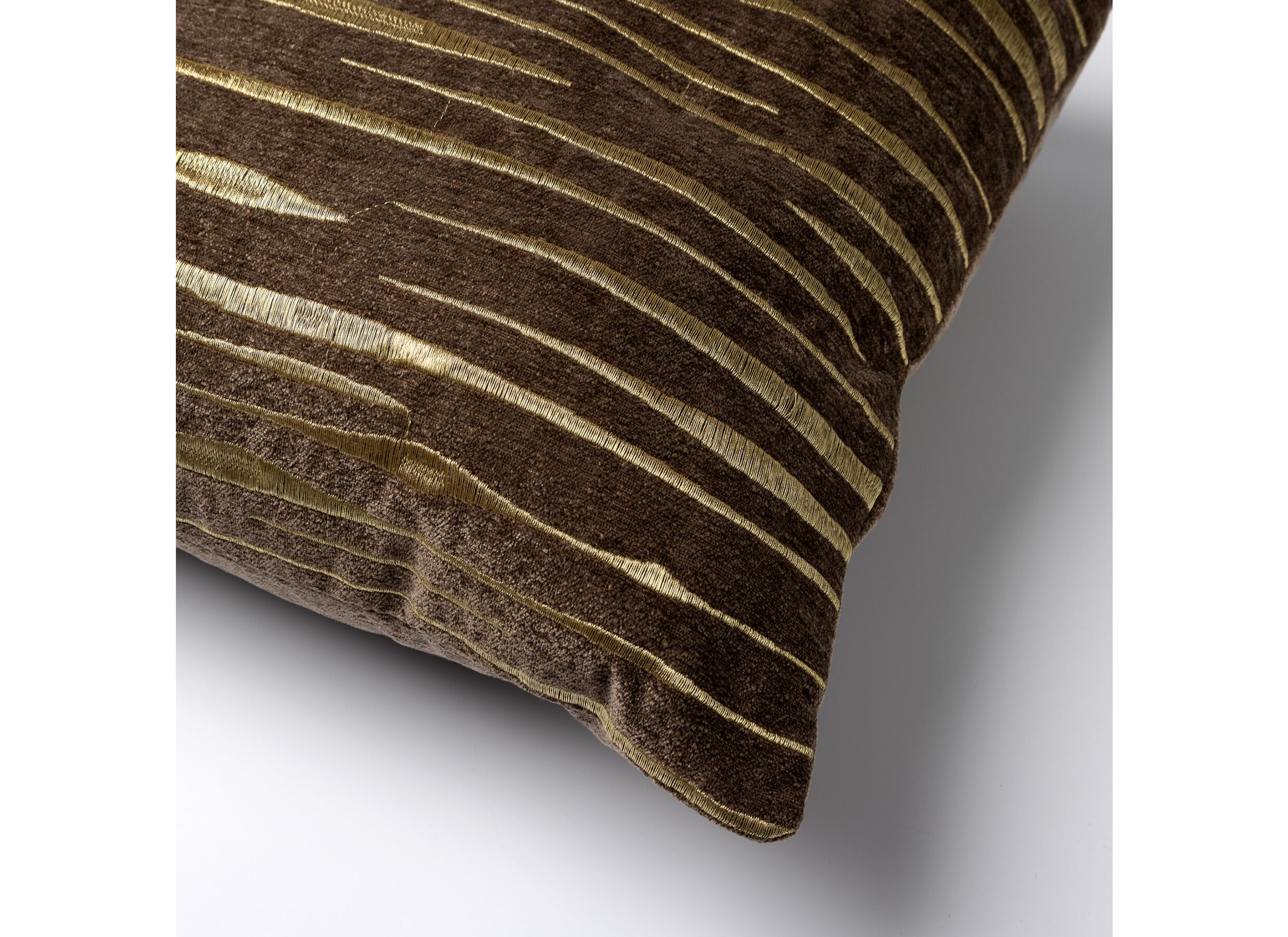 Detail - Coussin Connor 45x45cm - tissu - shitake