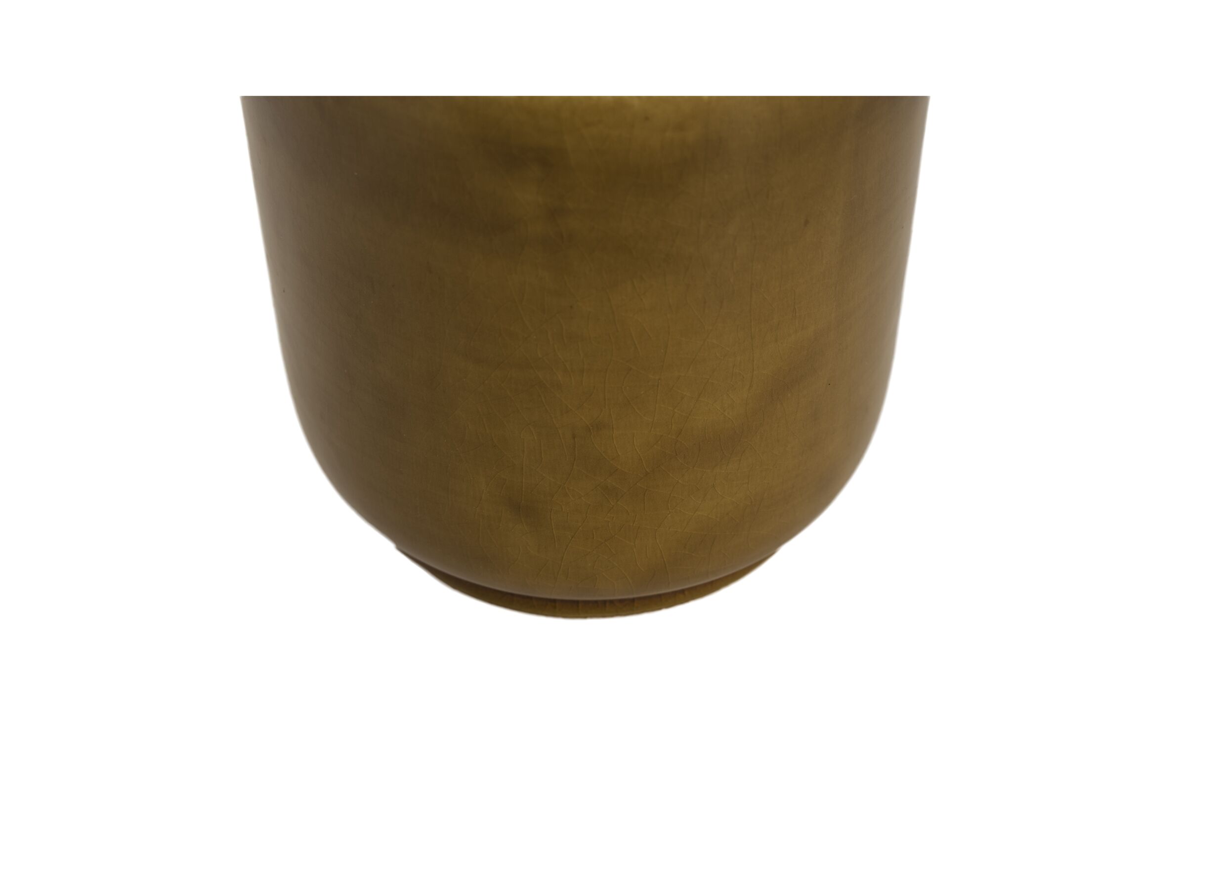 Detail - Vase Tezu Ø13xH28,5cm - céramique - ocre