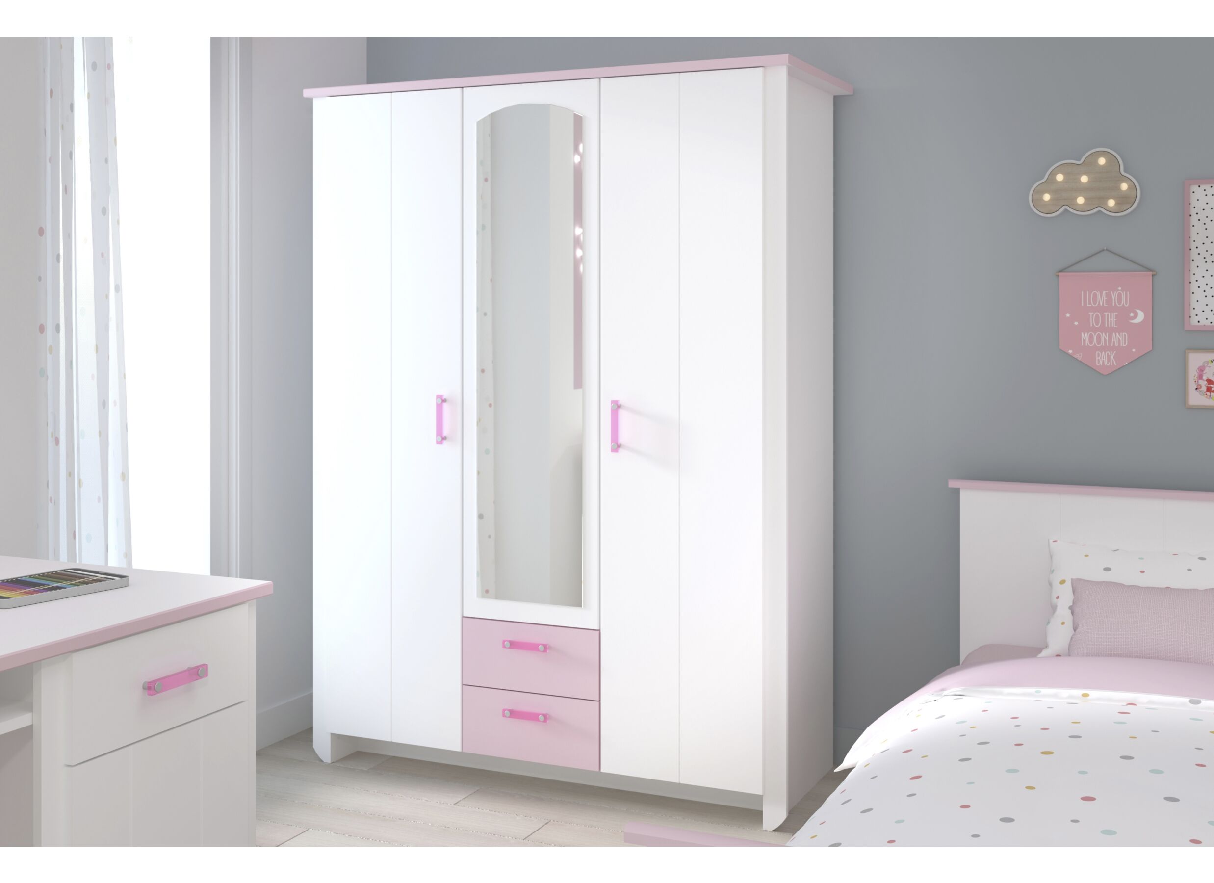 Foto ambiance - Garde-robe Biotiful 136cm