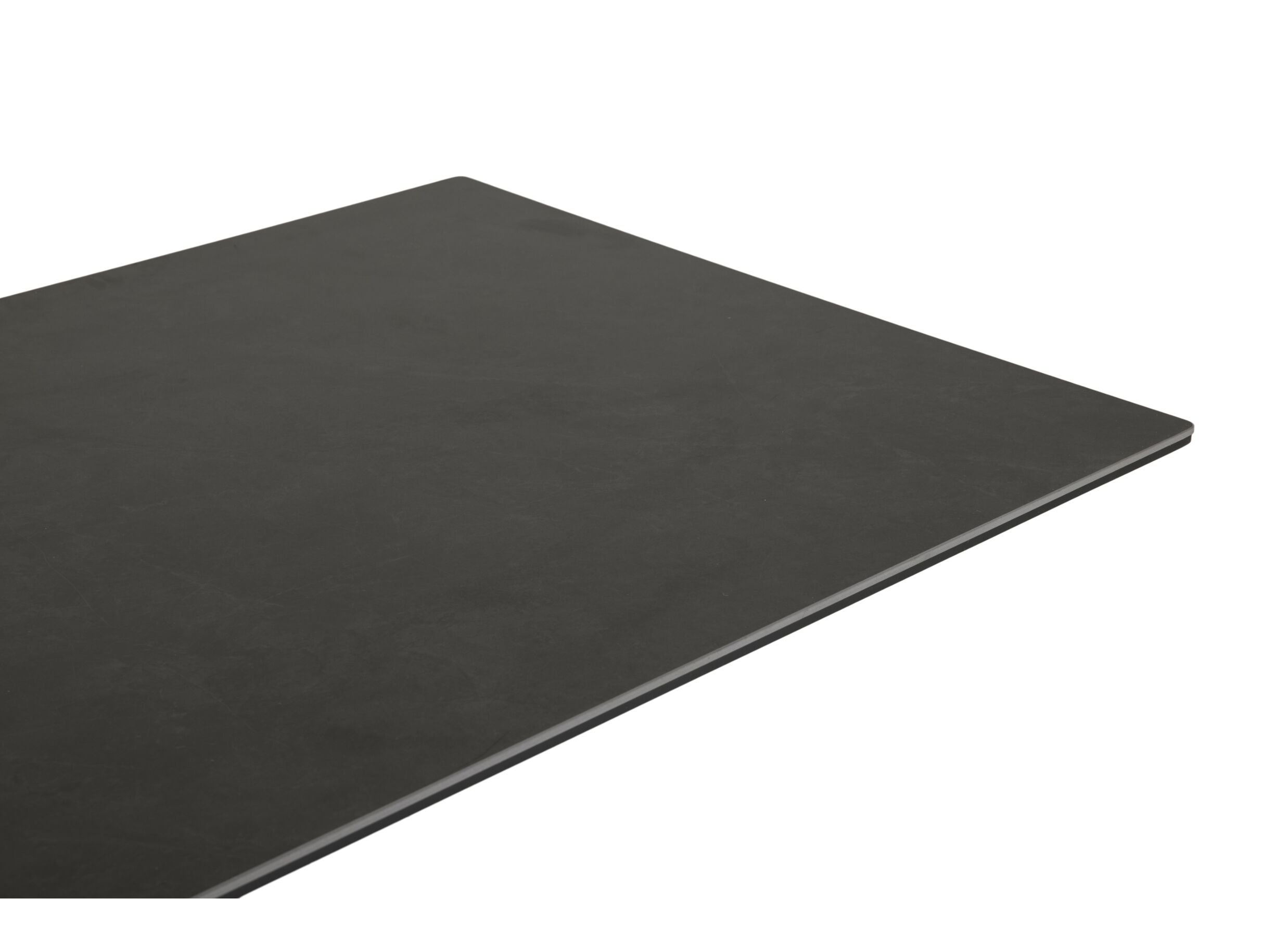 Detailfoto - Tafel Sapphire 180x90cm - MDF & metaal - donkergrijs