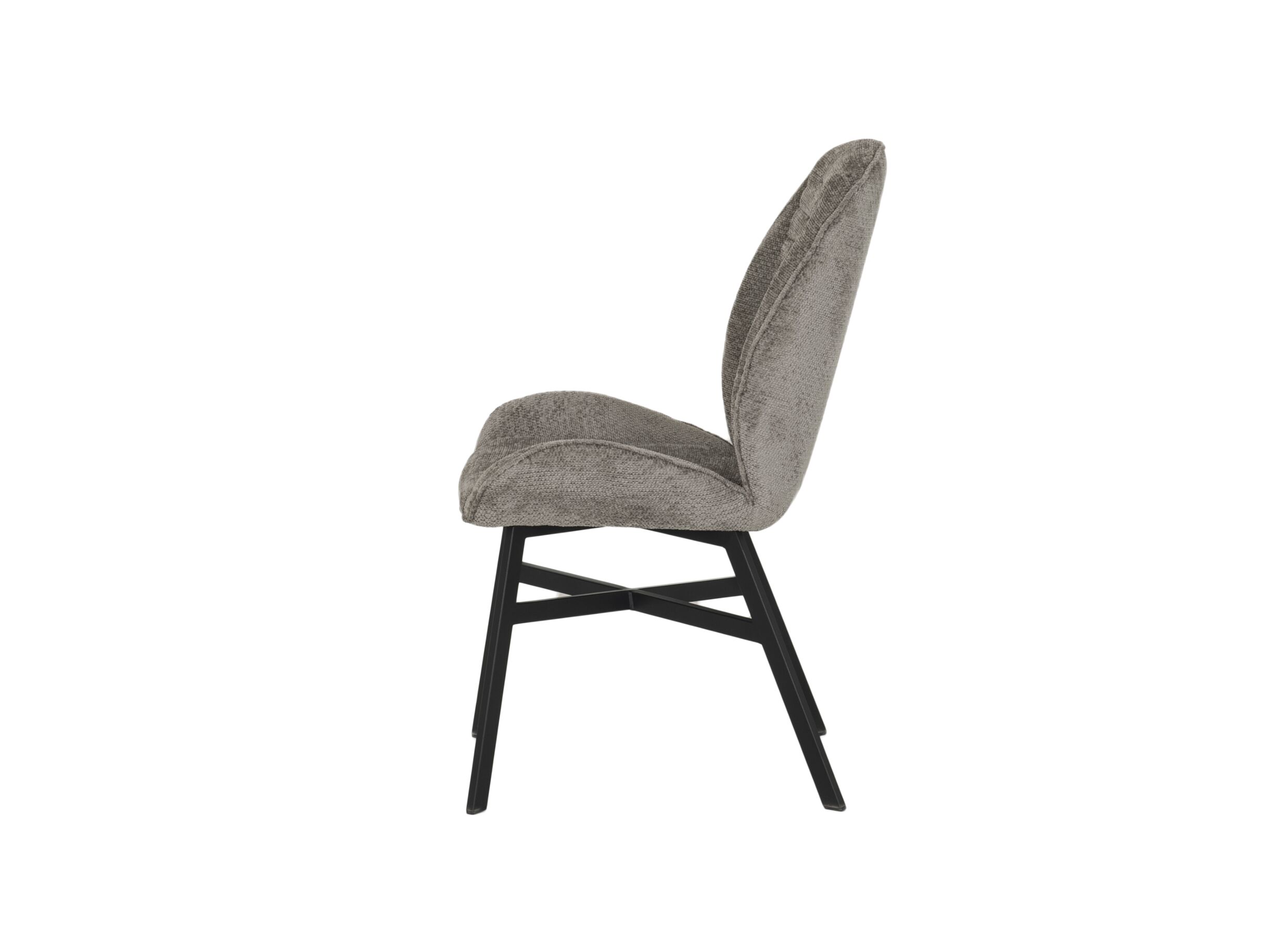 Aperçu - Chaise ST2407 tissu - gris