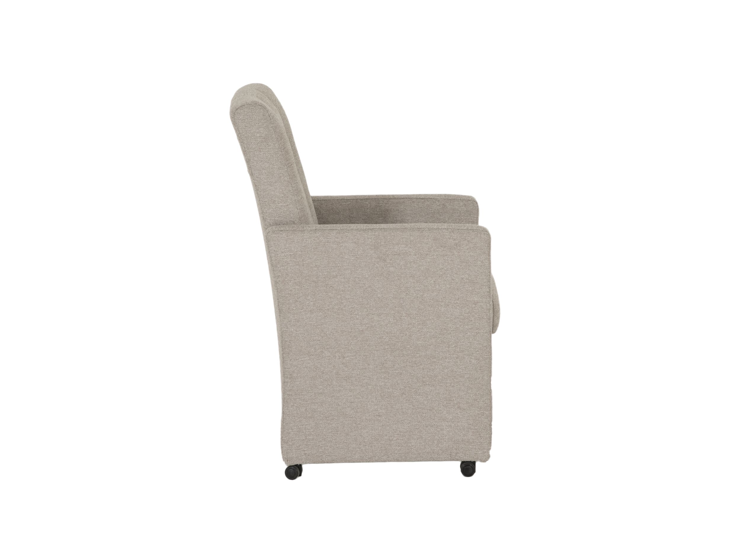 Aperçu - Chaise Bilbao 59x57x97cm - tissu - greige