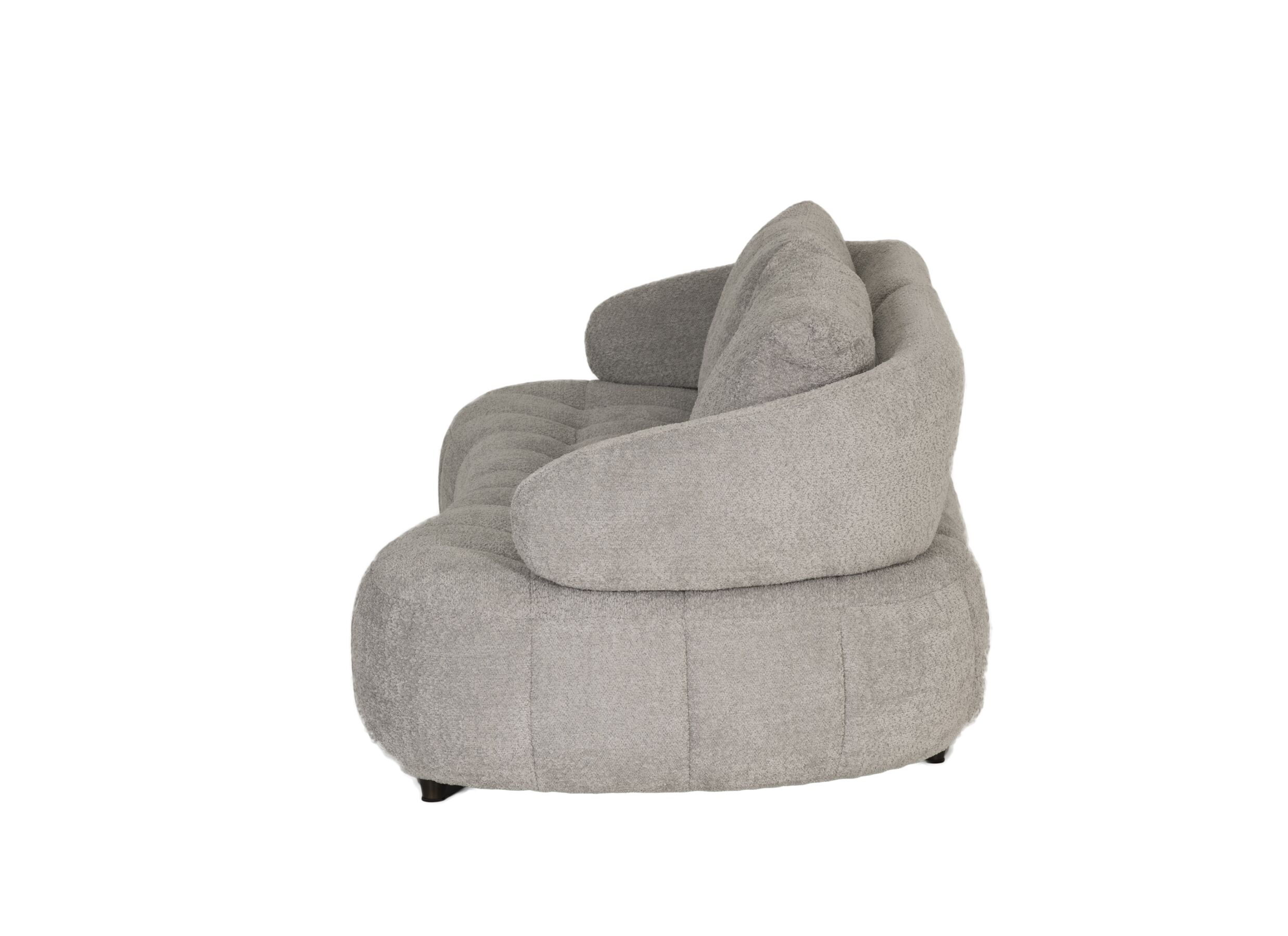 Overzichtsfoto - Zetel Lepanto 2,5-zit - stof - silver grey