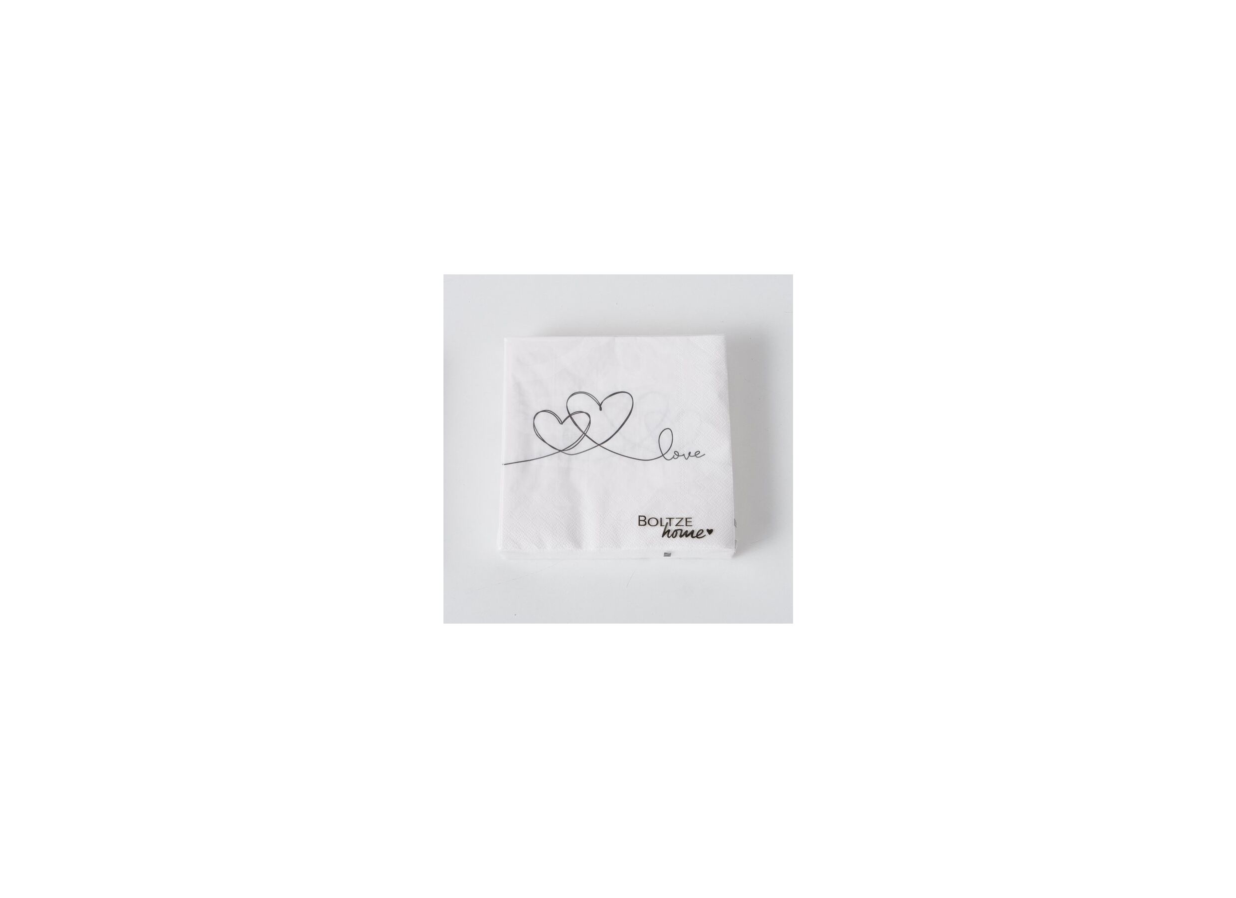 Overzichtsfoto - Serviette Herla 17x17cm wit 20 stuks