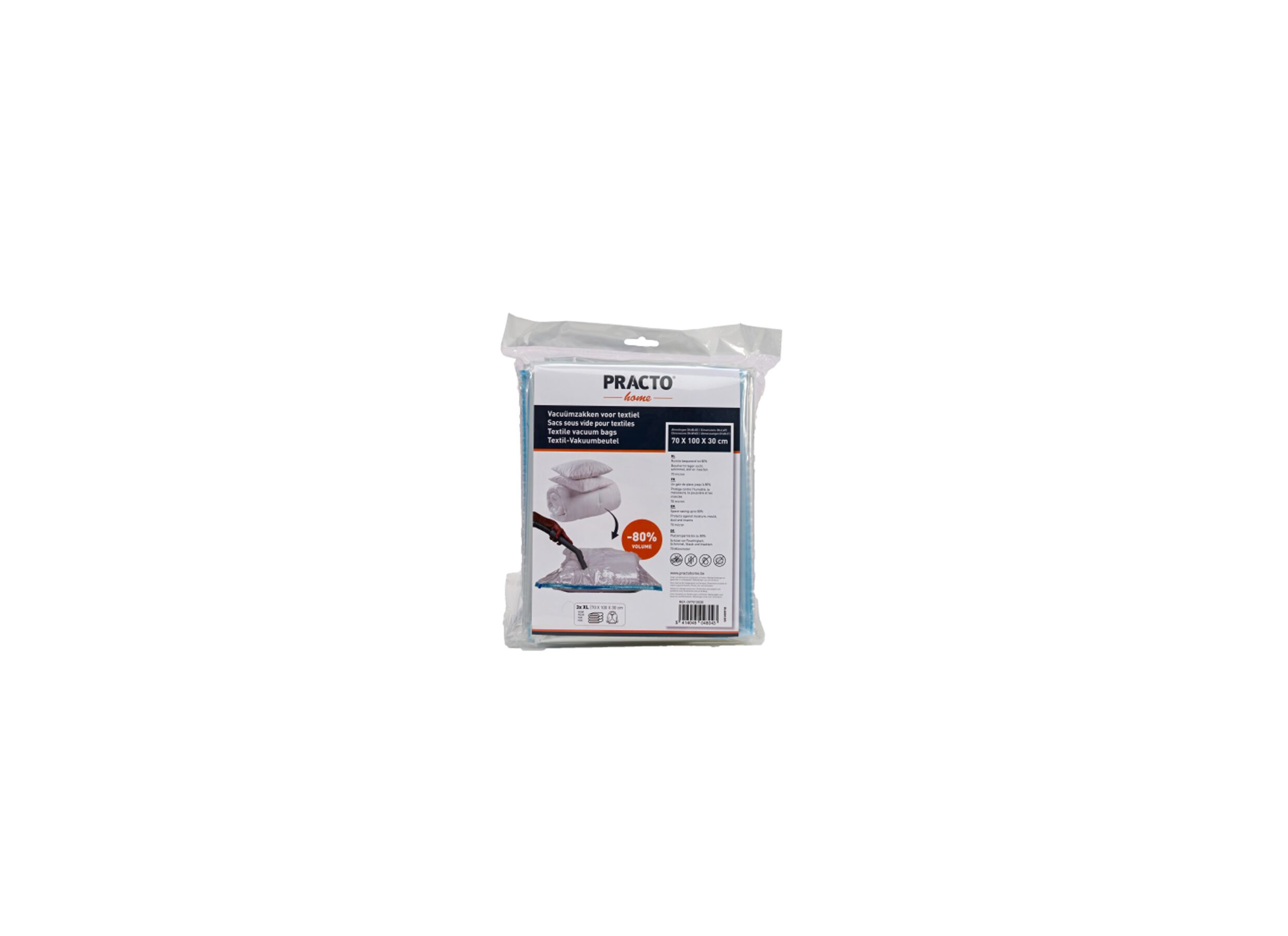 Opberghoes Vacuum 70x100x30cm - set van 3 - Housse de rangement Vacuum 70x100x30cm - lot de 3