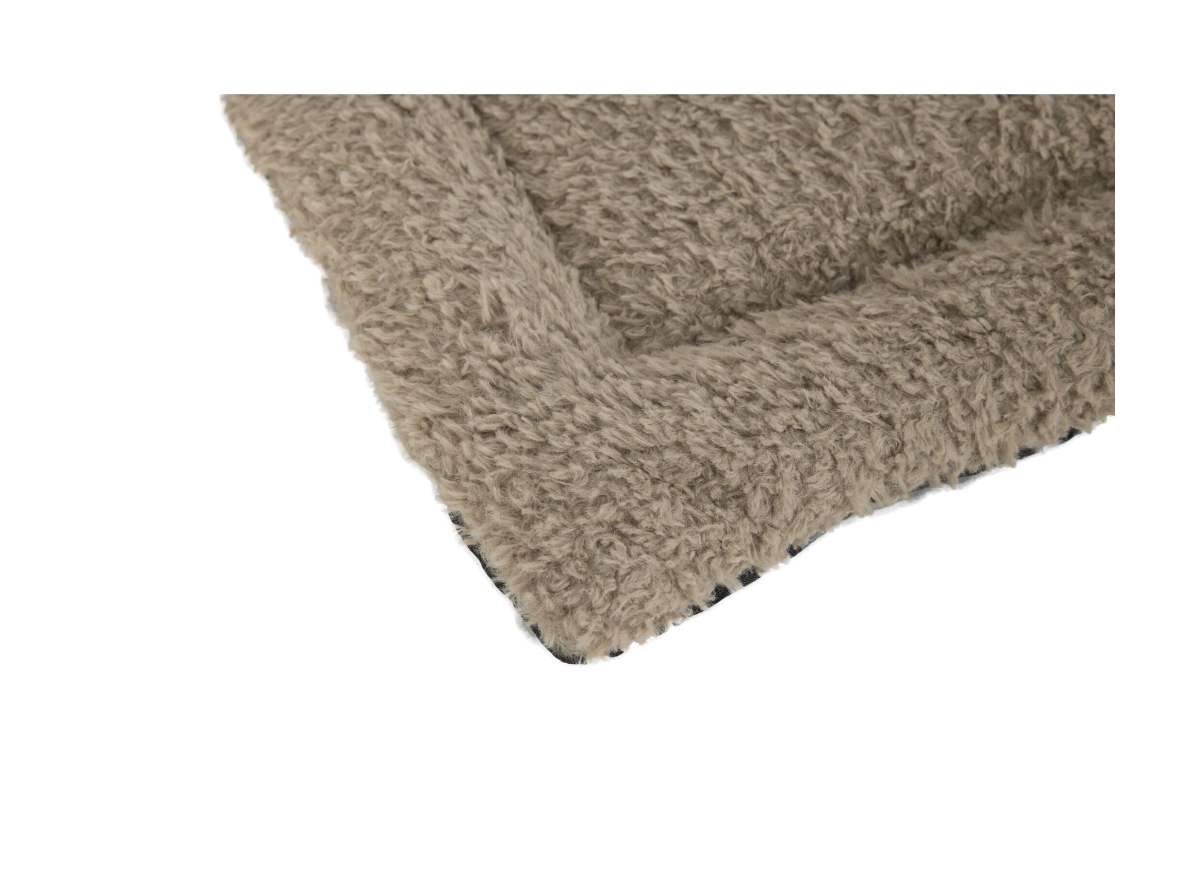 Detailfoto - Hondenkussen Curl Plush S 58x40cm - polyester - beige