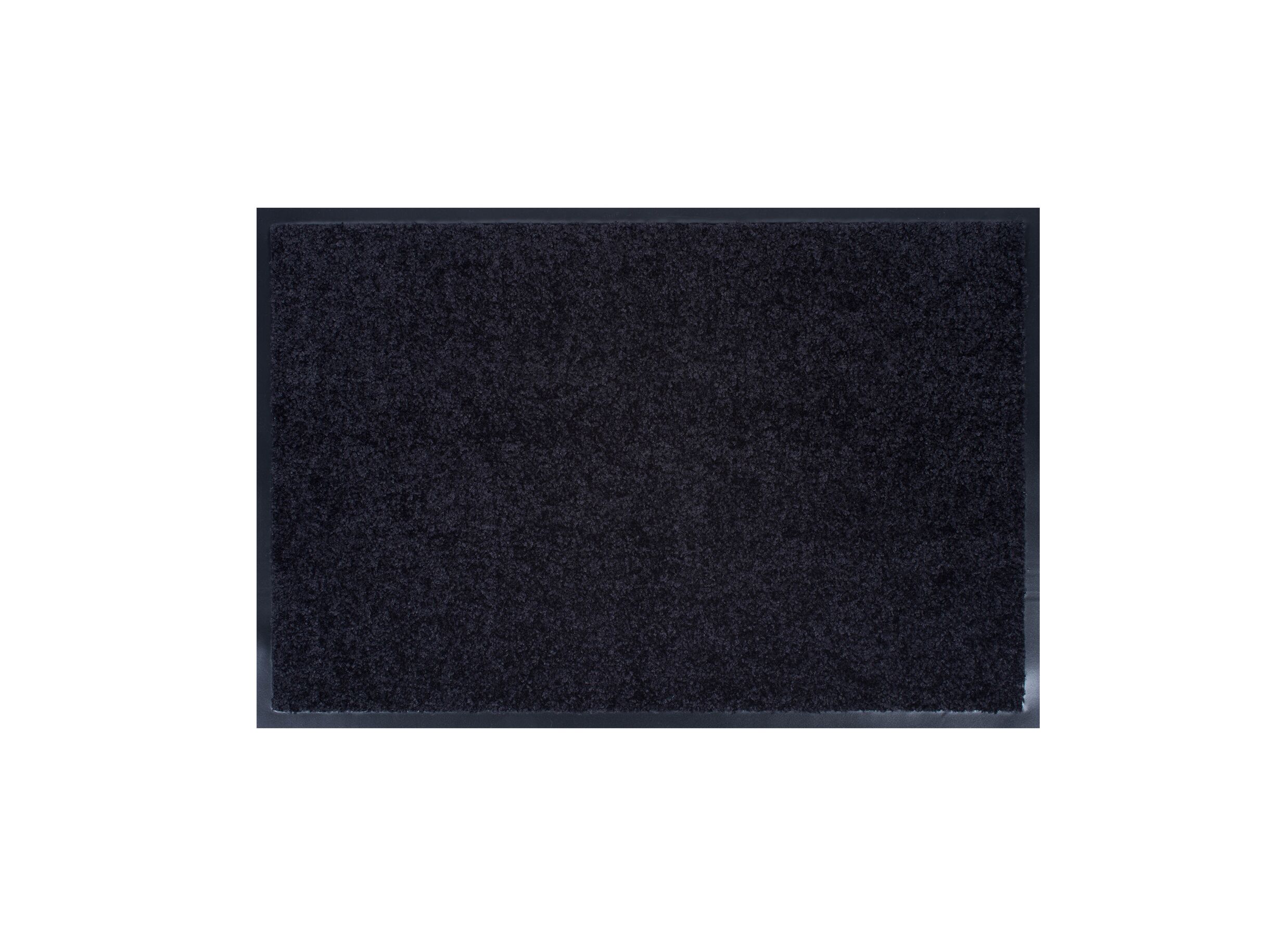 Deurmat Wash & Clean 75x50cm kunststof zwart