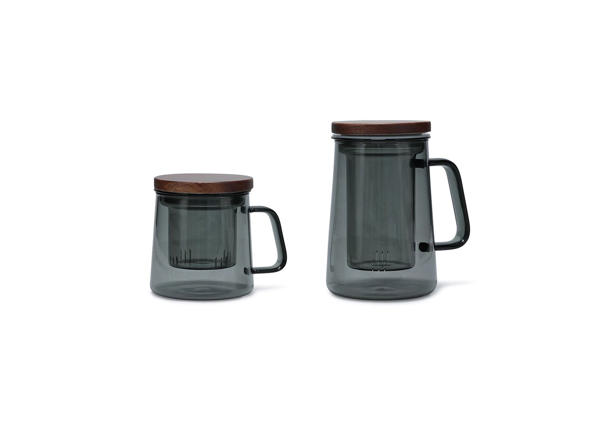 Overzichtsfoto - Theeglas Luma 63cl - glas - grijs & naturel