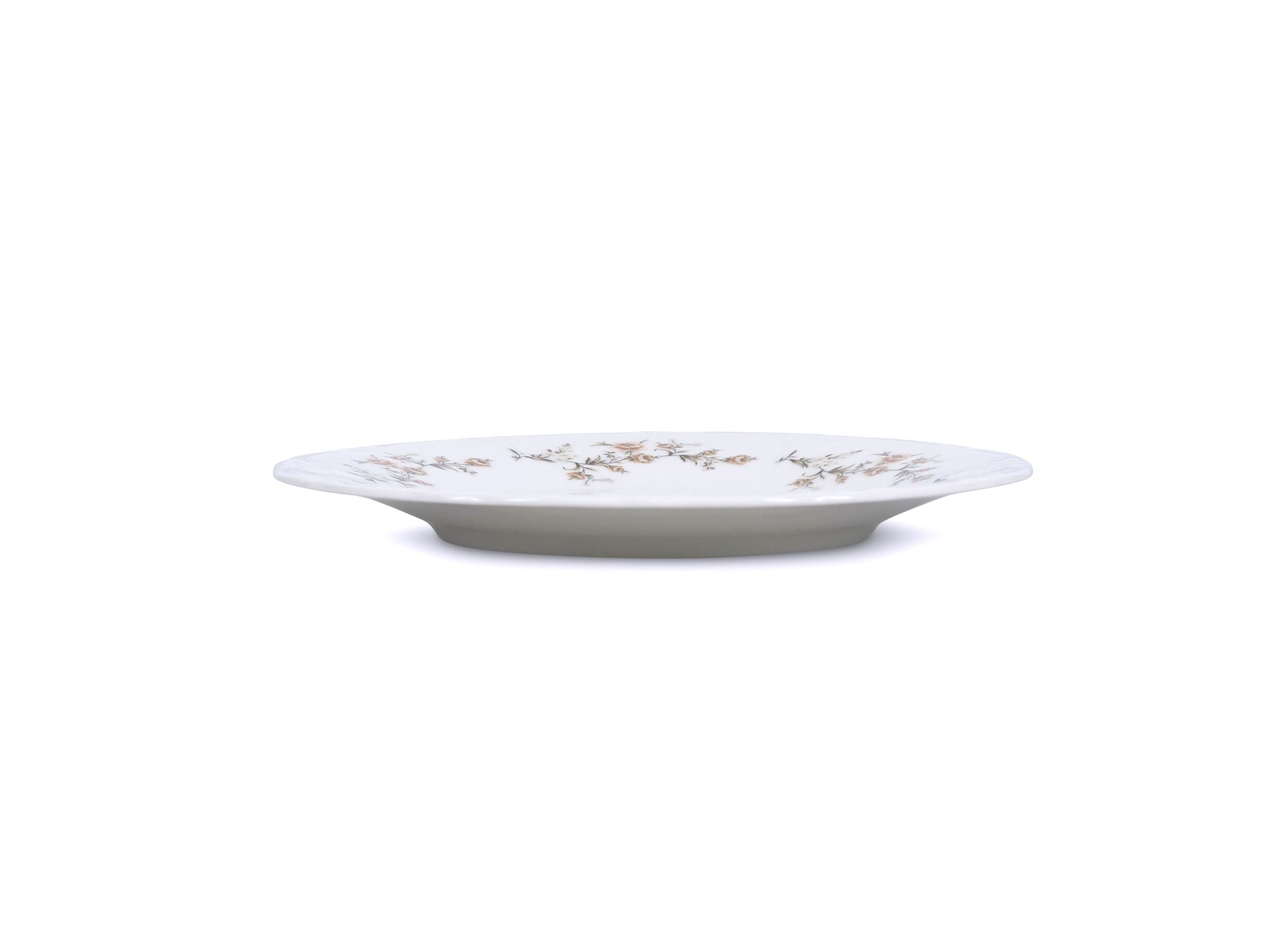 Aperçu - Assiette Retro Ø20,5cm - porcelaine - blanc