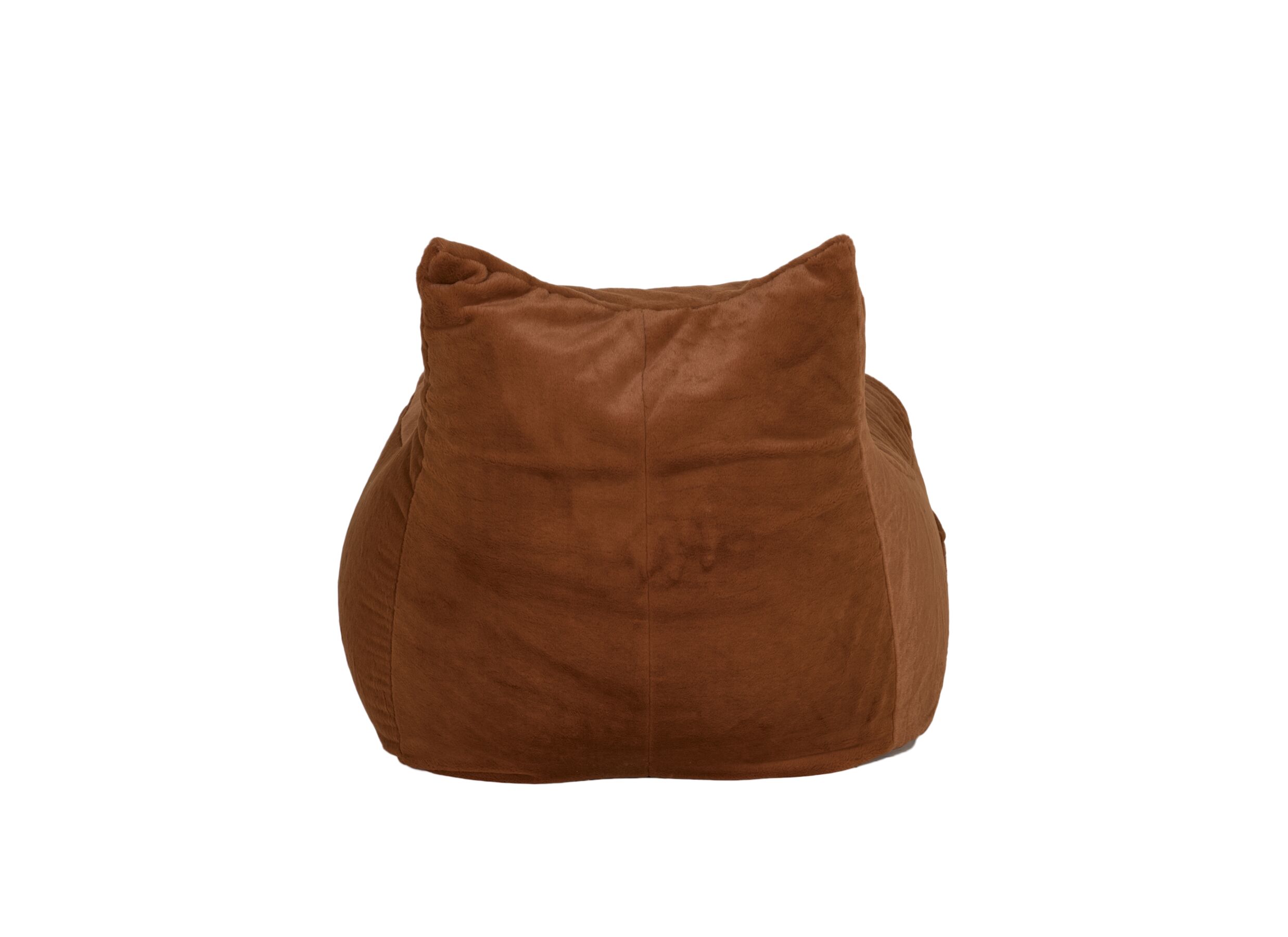 Pouf poire Karina tissu orange