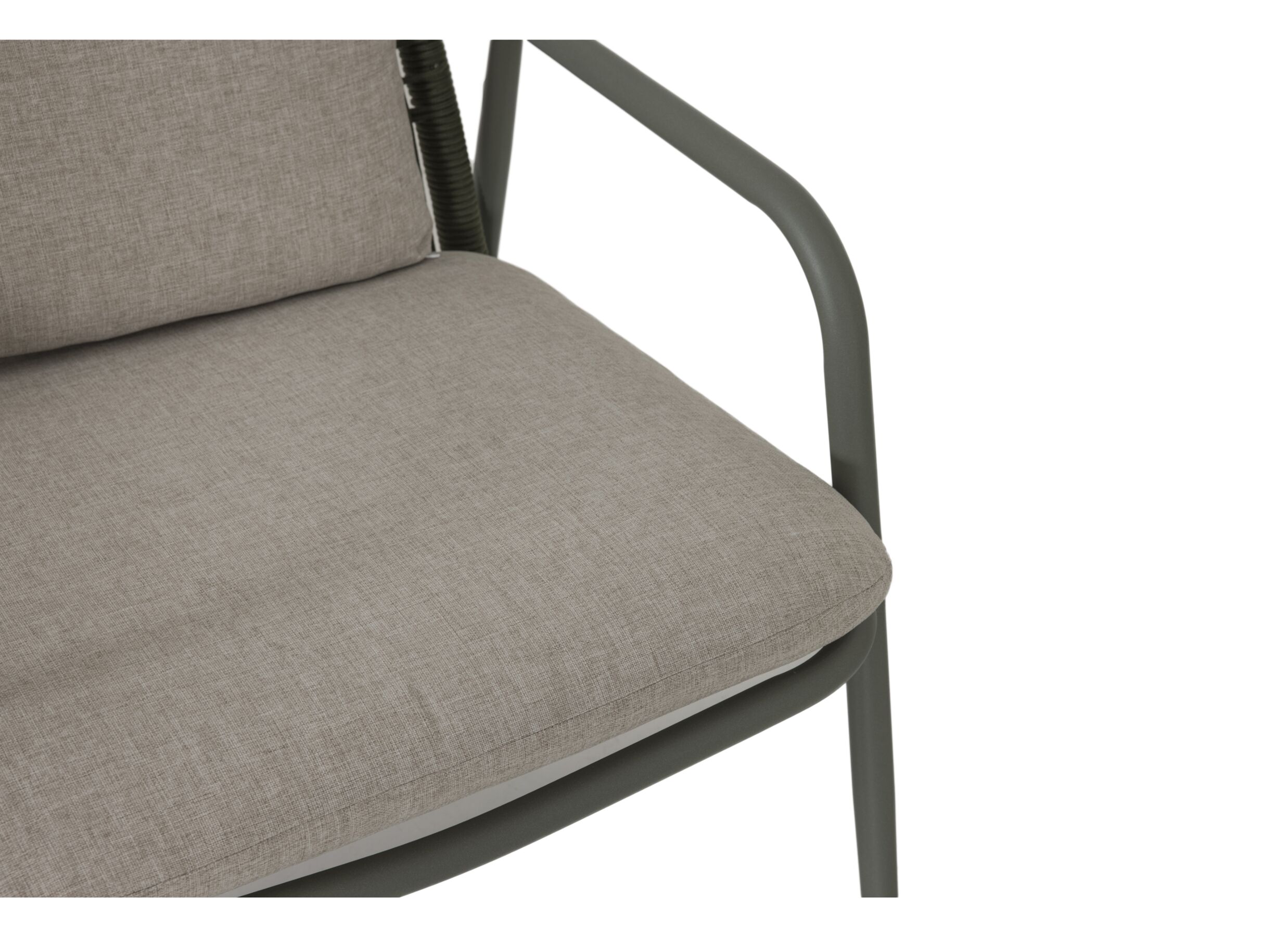 Detailfoto - Loungeset Tessera aluminium - kussens in olefin - groen