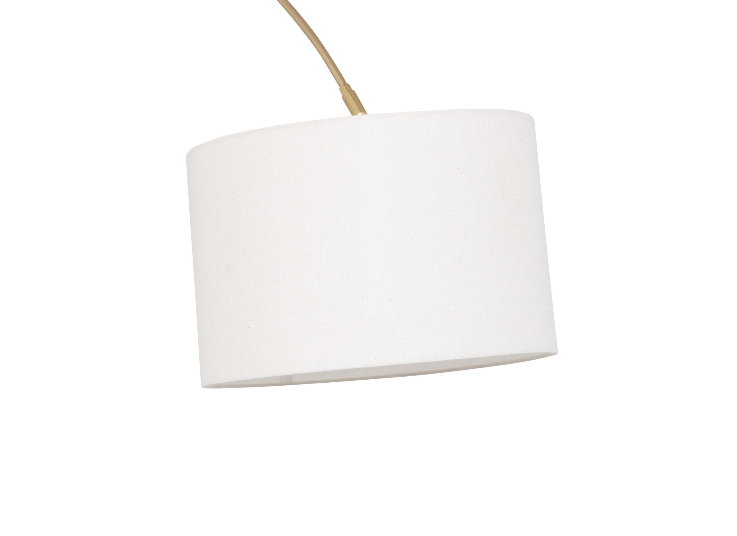 Detailfoto - Staande lamp Tilio E27 H195cm - marmer/polyester - wit/goud