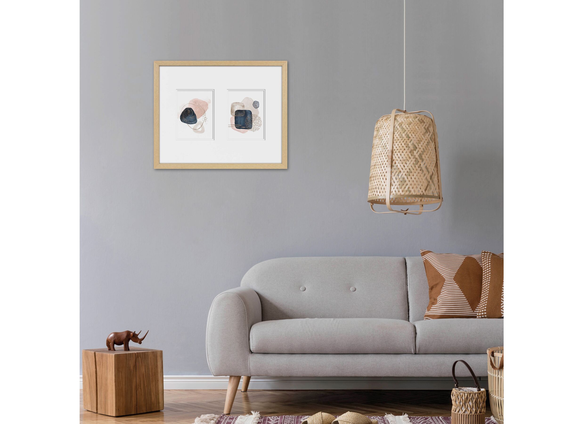 Sfeerfoto - Fotokader Larino 50x40cm - MDF - naturel