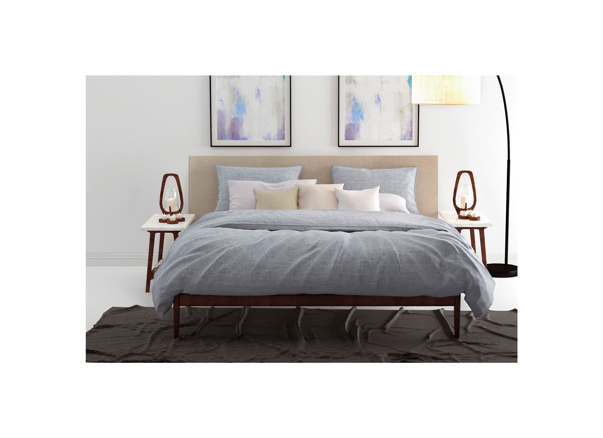 Foto ambiance - Housse de couette 140x220cm polyester