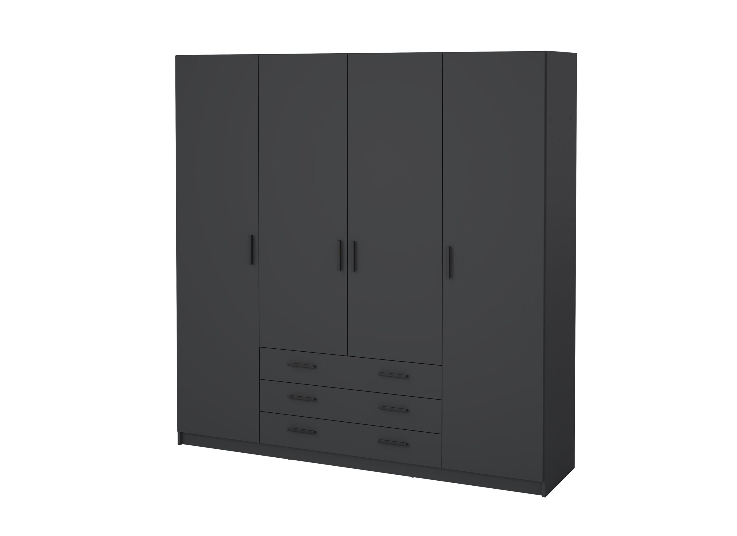 Aperçu - Garde-robe Sprint 196cm - décor - gris mat