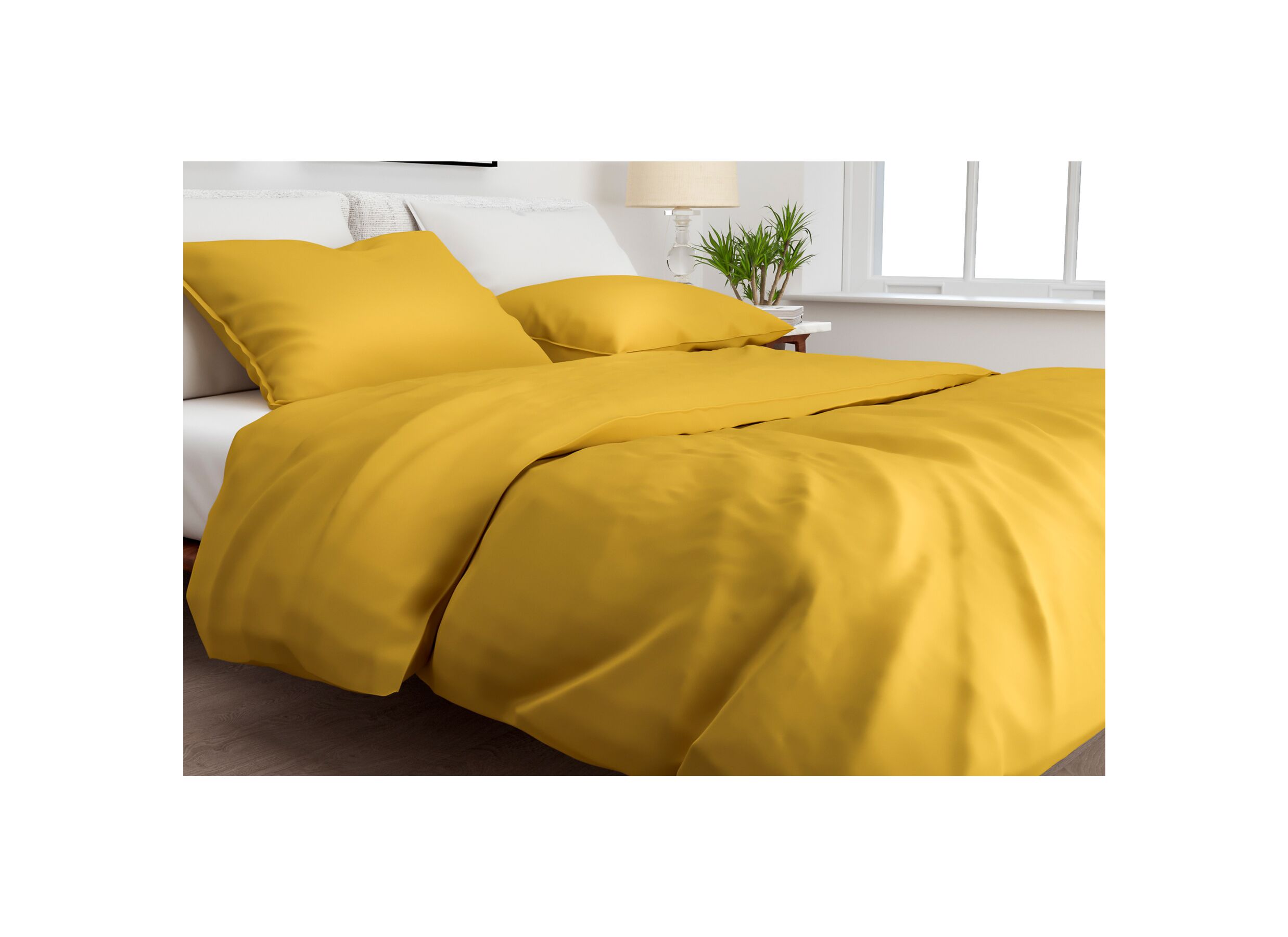 Foto ambiance - Housse de couette 240x220cm coton satin