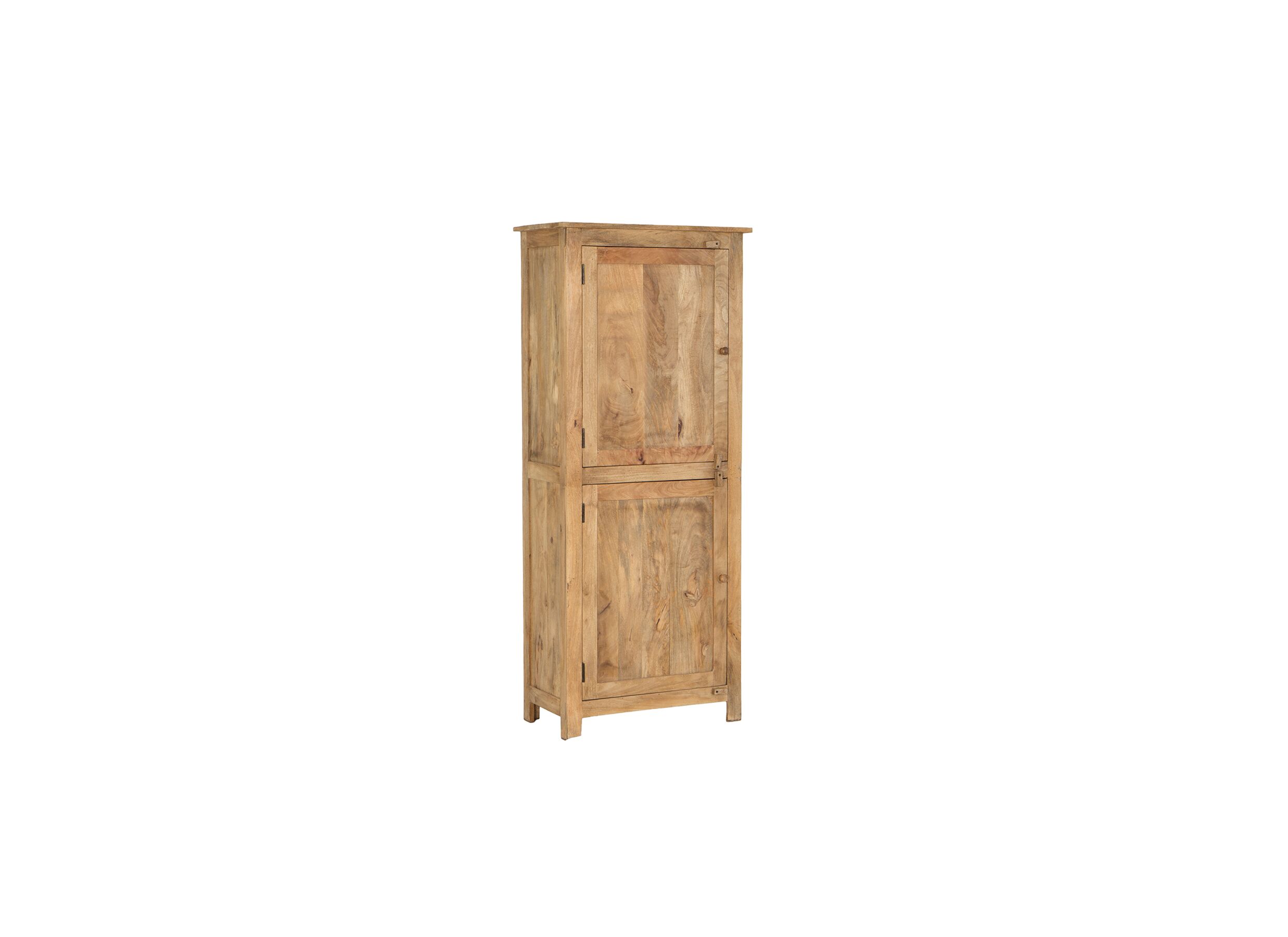 Kast Quinoa 75x40x178cm - mango massief - naturel