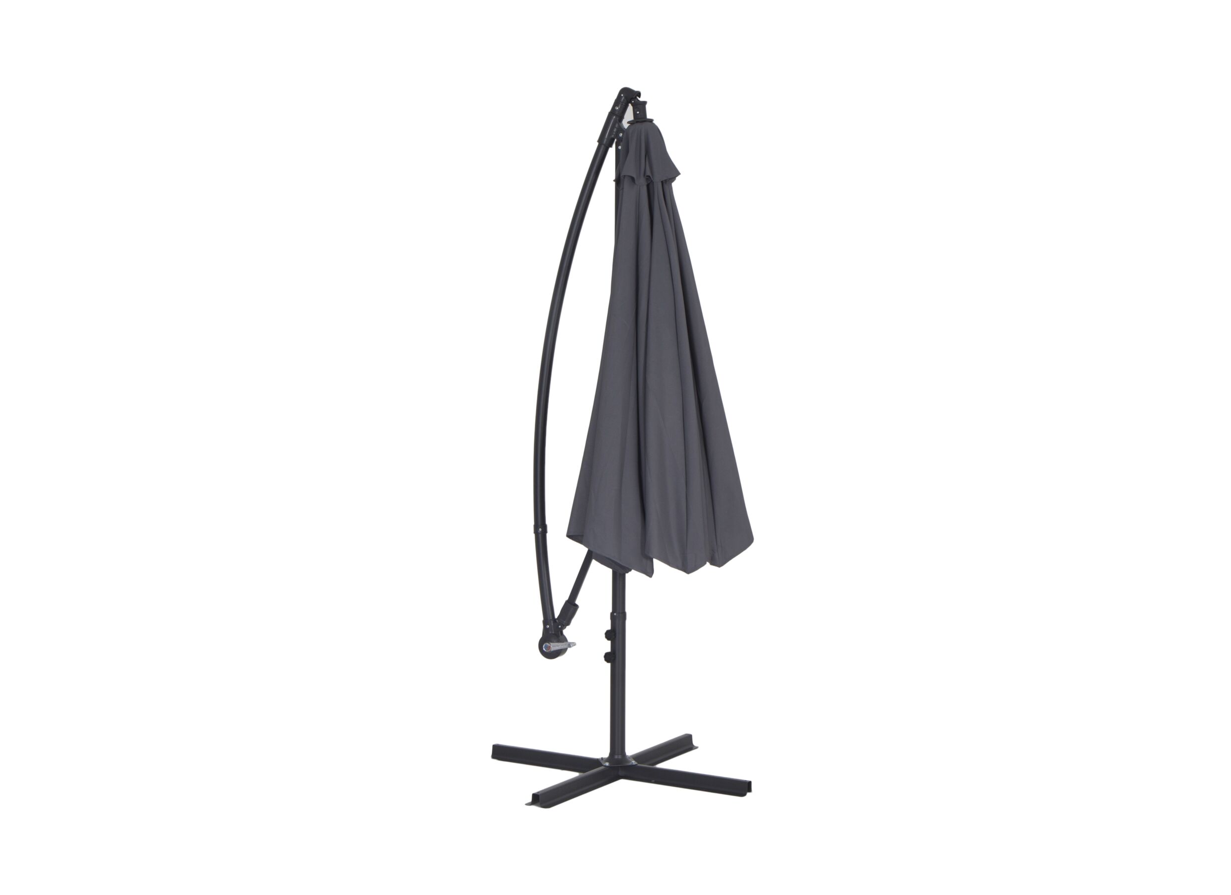 Detailfoto - Zweefparasol Agape Ø300cm antraciet met beschermhoes
