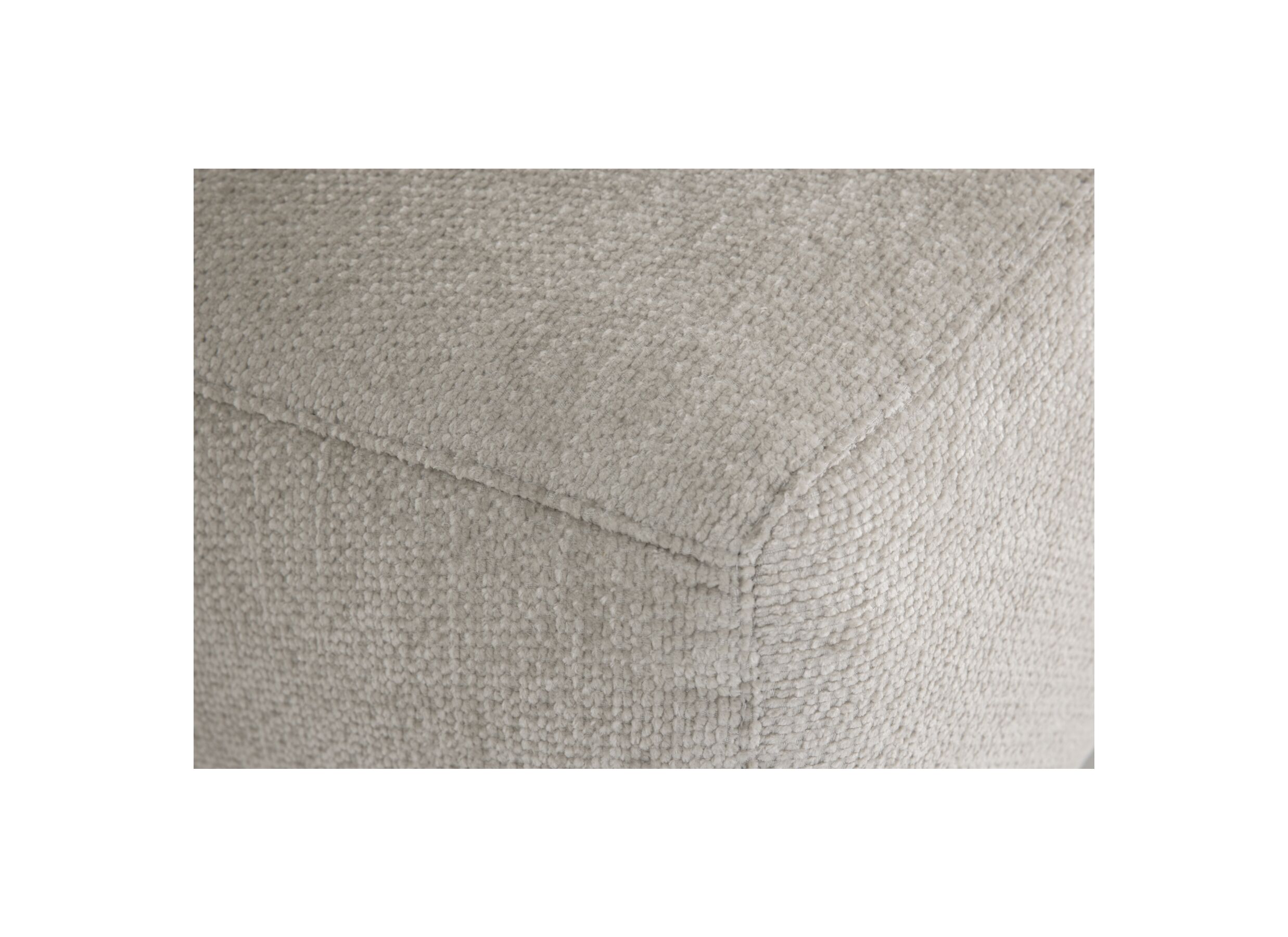 Detailfoto - Hoeksalon Mats 372x227cm - stof - lichtgrijs