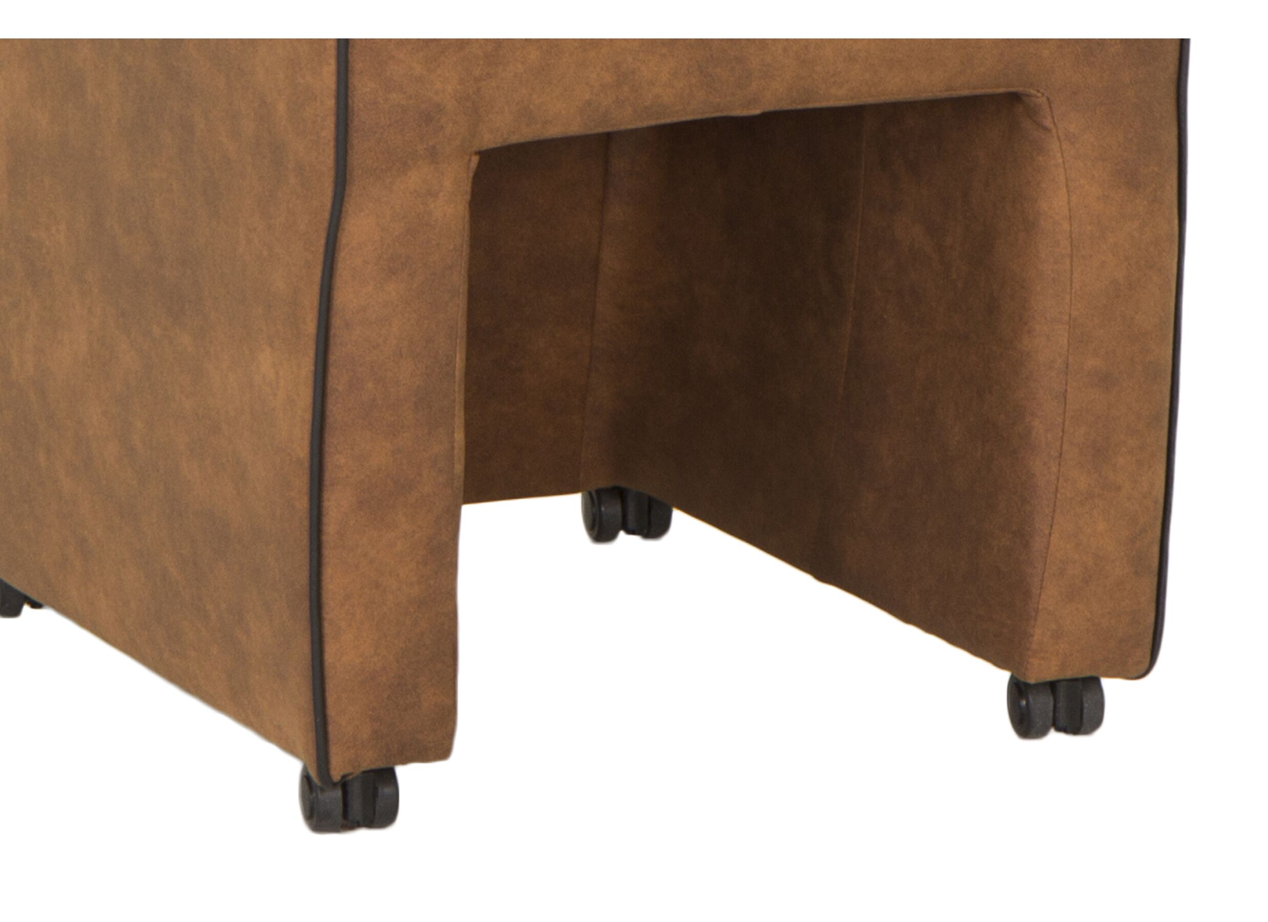 Stoel Cowboy 51x60x95cm - microvezel - cognac preston