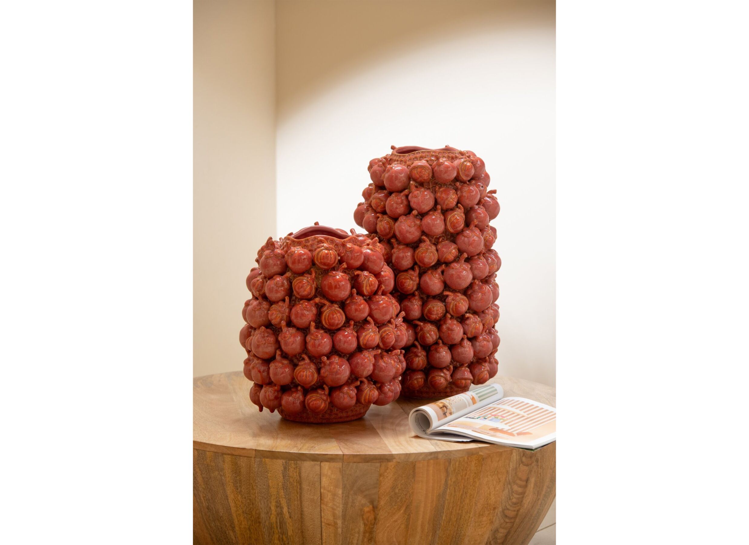 Foto ambiance - Cache-pot Botanica H36cm - céramique - cuivre