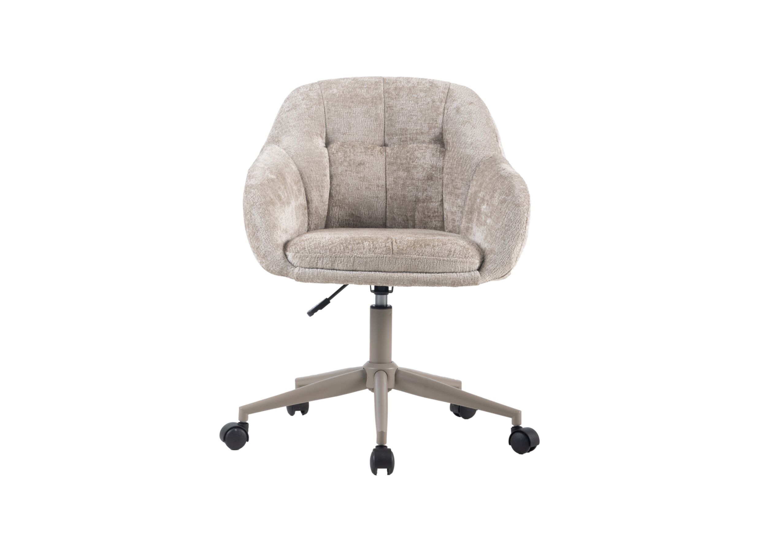 Overzichtsfoto - Bureaustoel Comfy 60x61,5x88,5cm - stof - beige