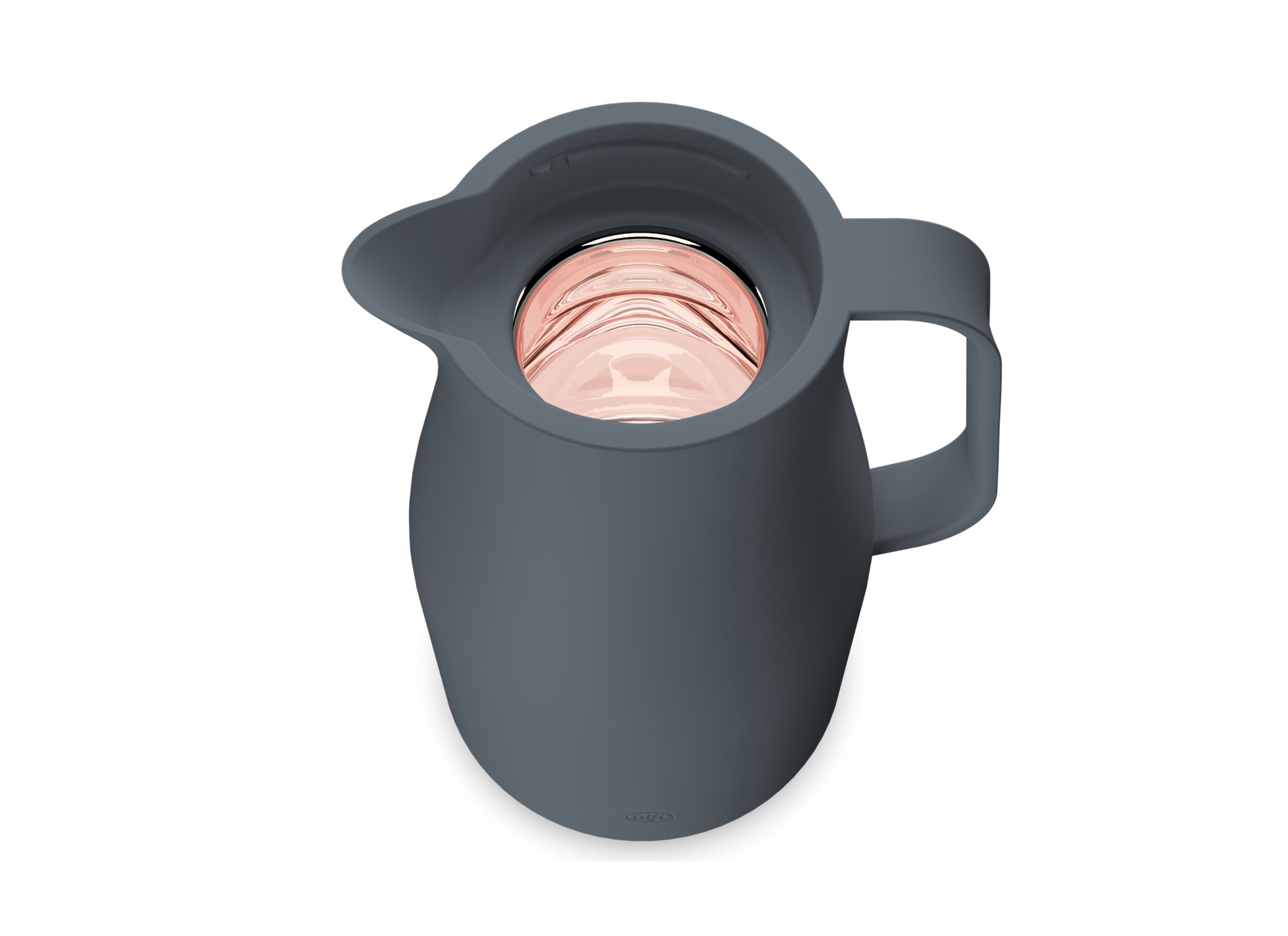Overzichtsfoto - Thermoskan Neo 1L - kunststof & glas - stormy grey