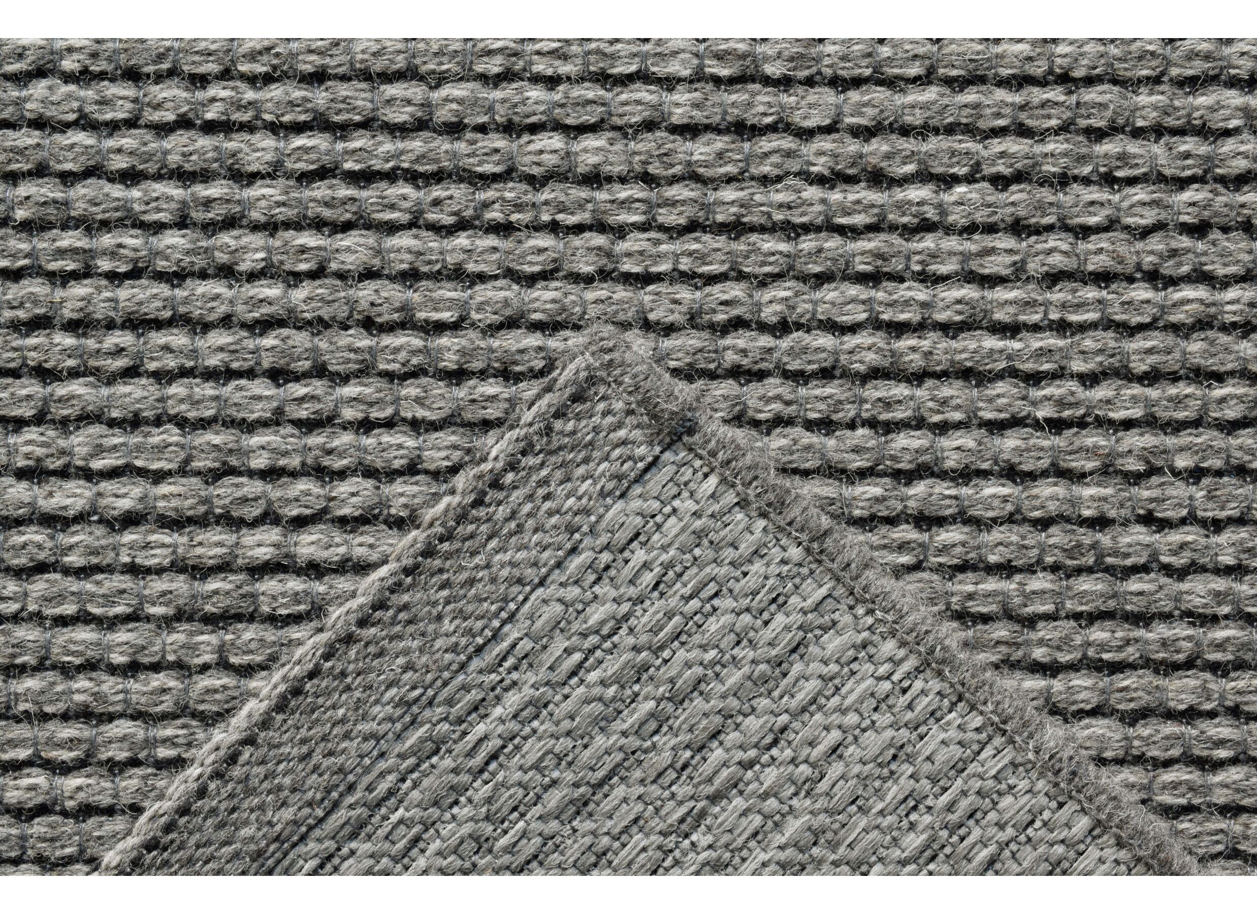 Detailfoto - Tapijt Himalaya 80x150cm - wol - donkergrijs
