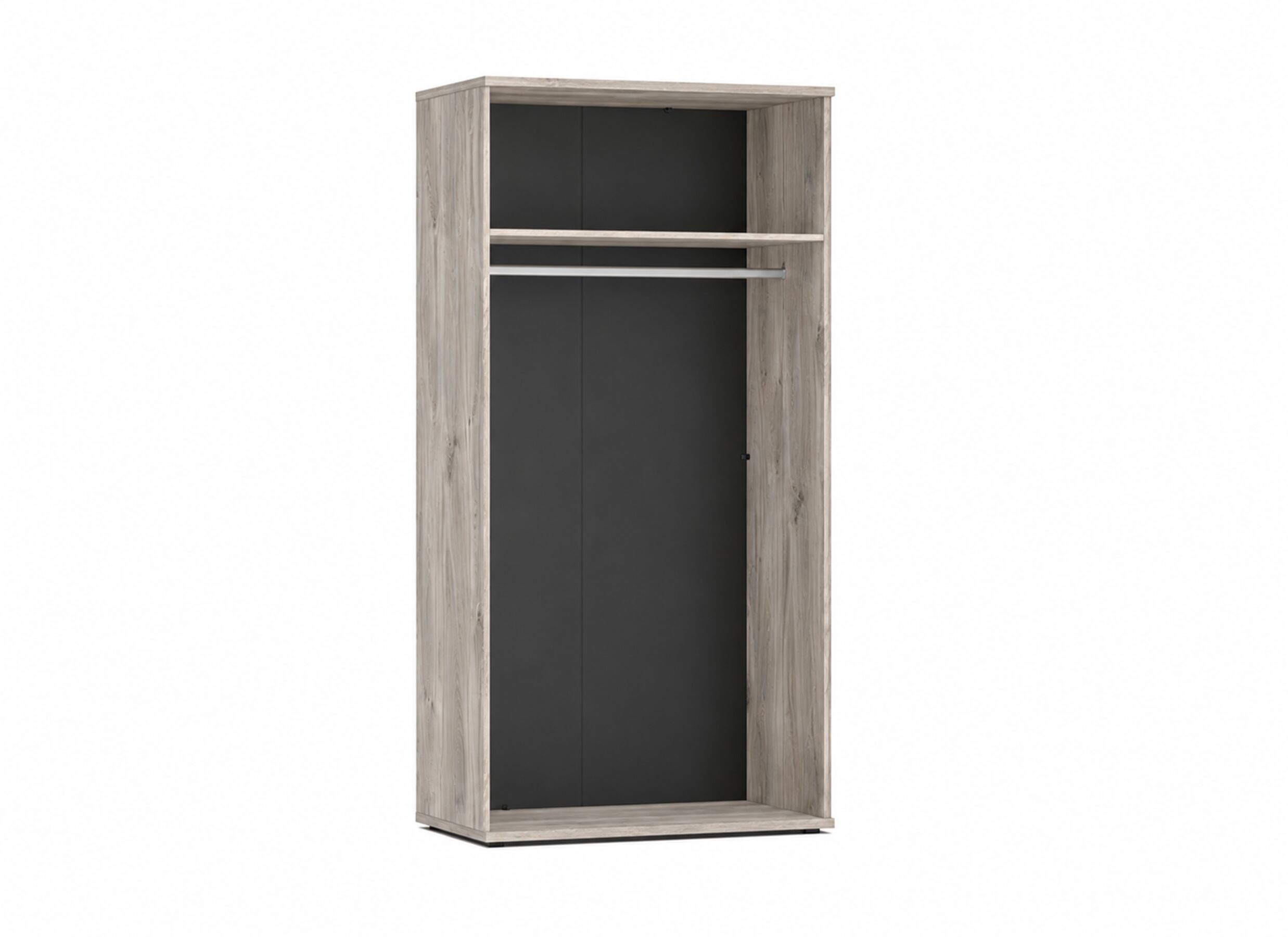Kleerkast Gloria 100cm - melamine - greige castello oak - Garde-robe Gloria 100cm - mélamine - greige castello oak