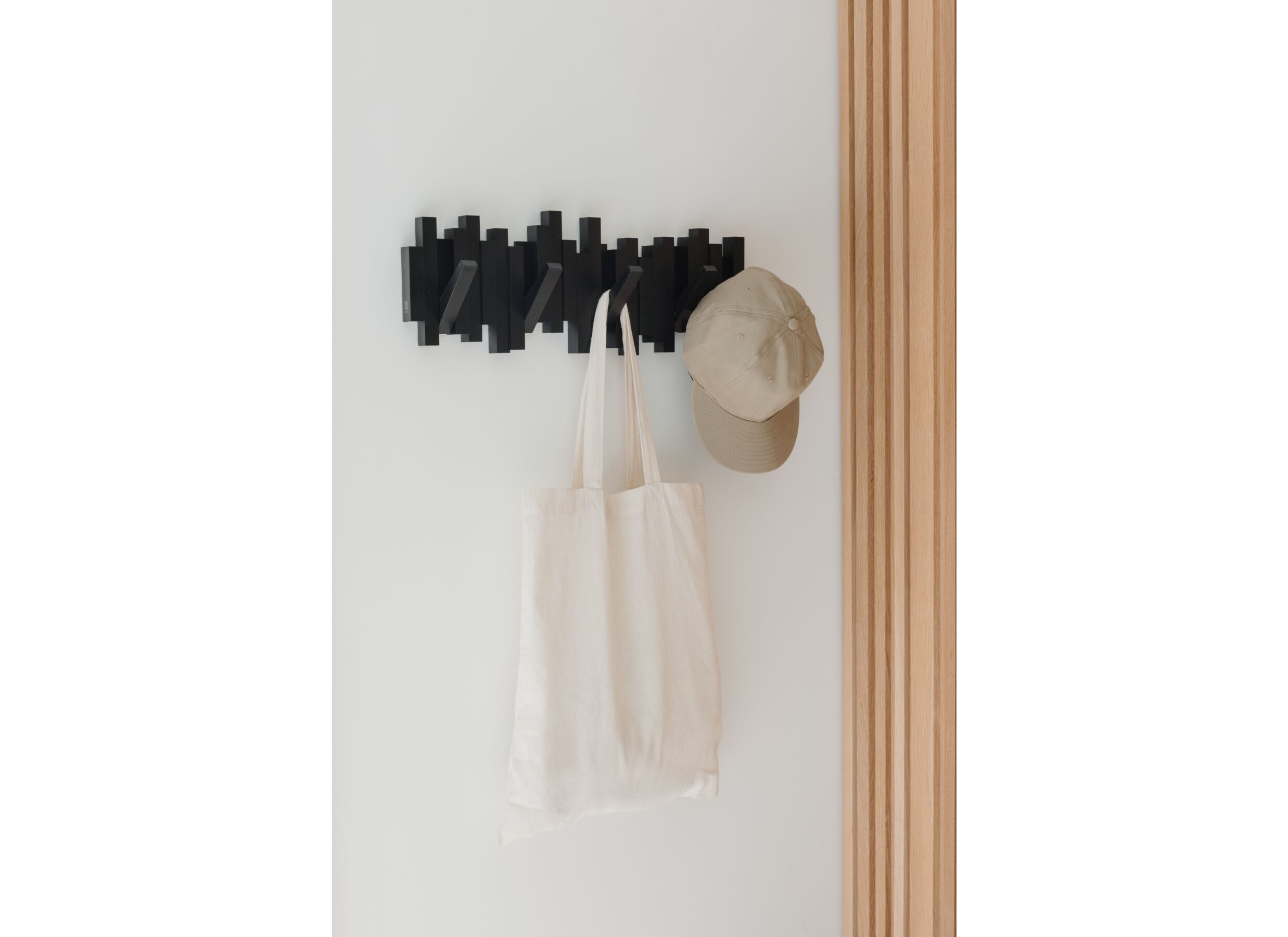 Sfeerfoto - Kapstok Sticks Multi Hook 48,6cm - zwart