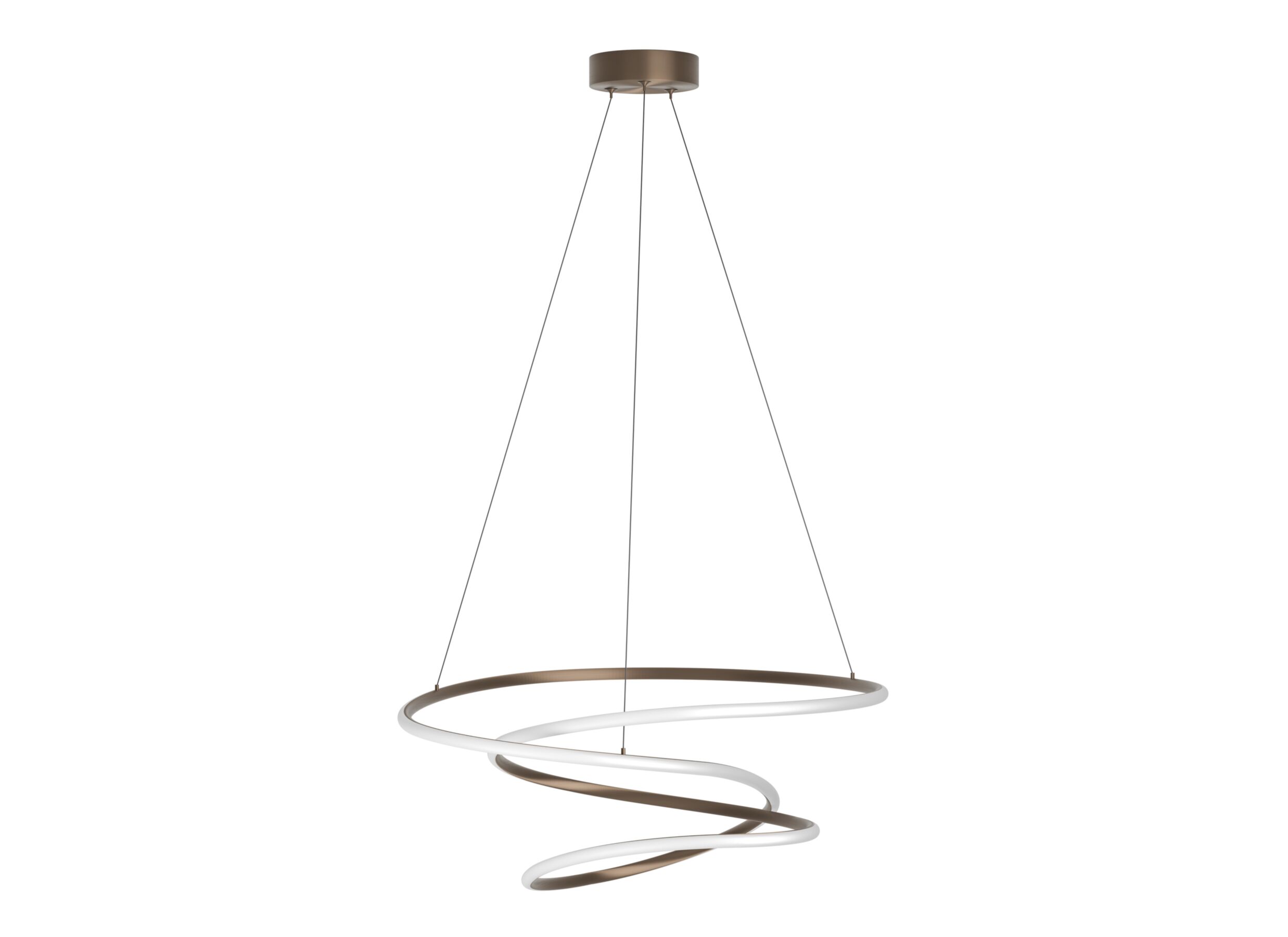Hoofdfoto - Hanglamp Racale Ø45cm 27W - aluminium - brons