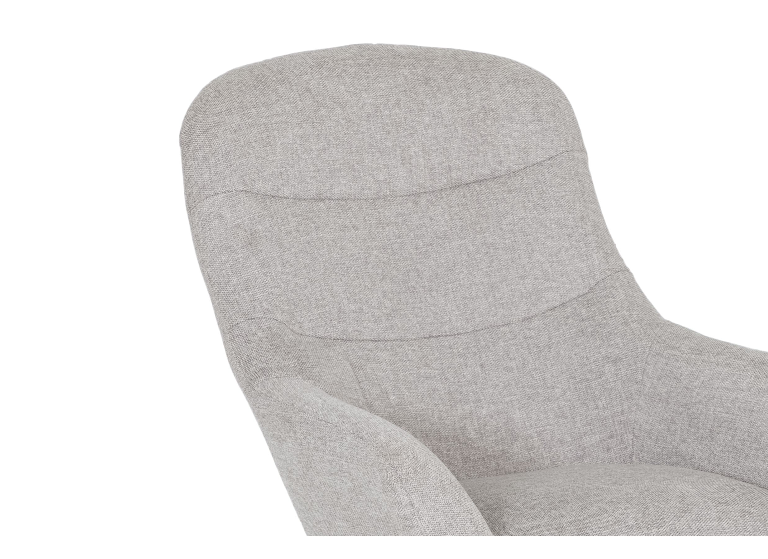 Fauteuil pivotant Oceano 72x80x98cm - tissu - greige