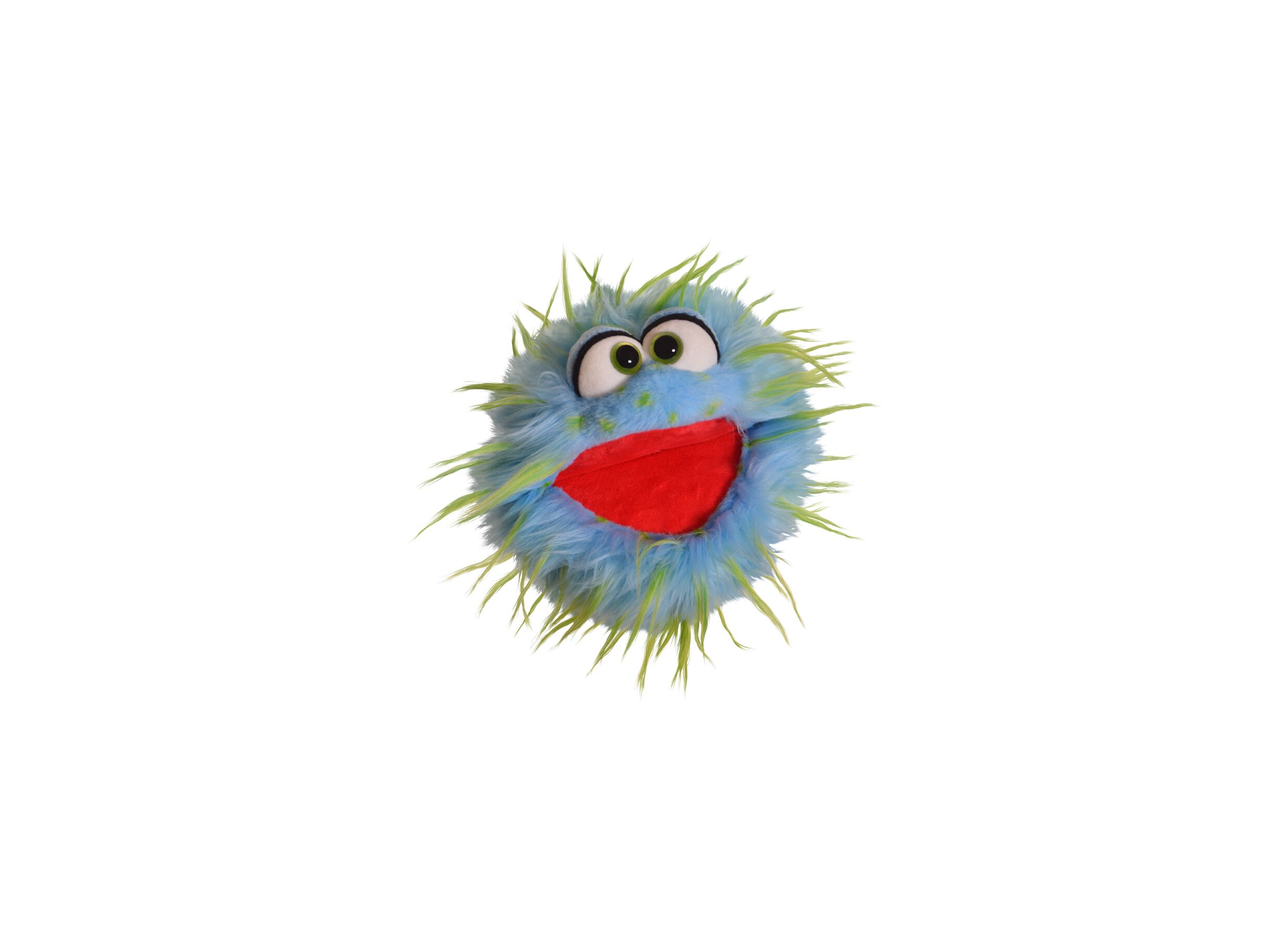 Handpop Sutsche H20cm - polyester - blauw/groen - Marionnette à main Sutsche H20cm - polyester - bleu/vert