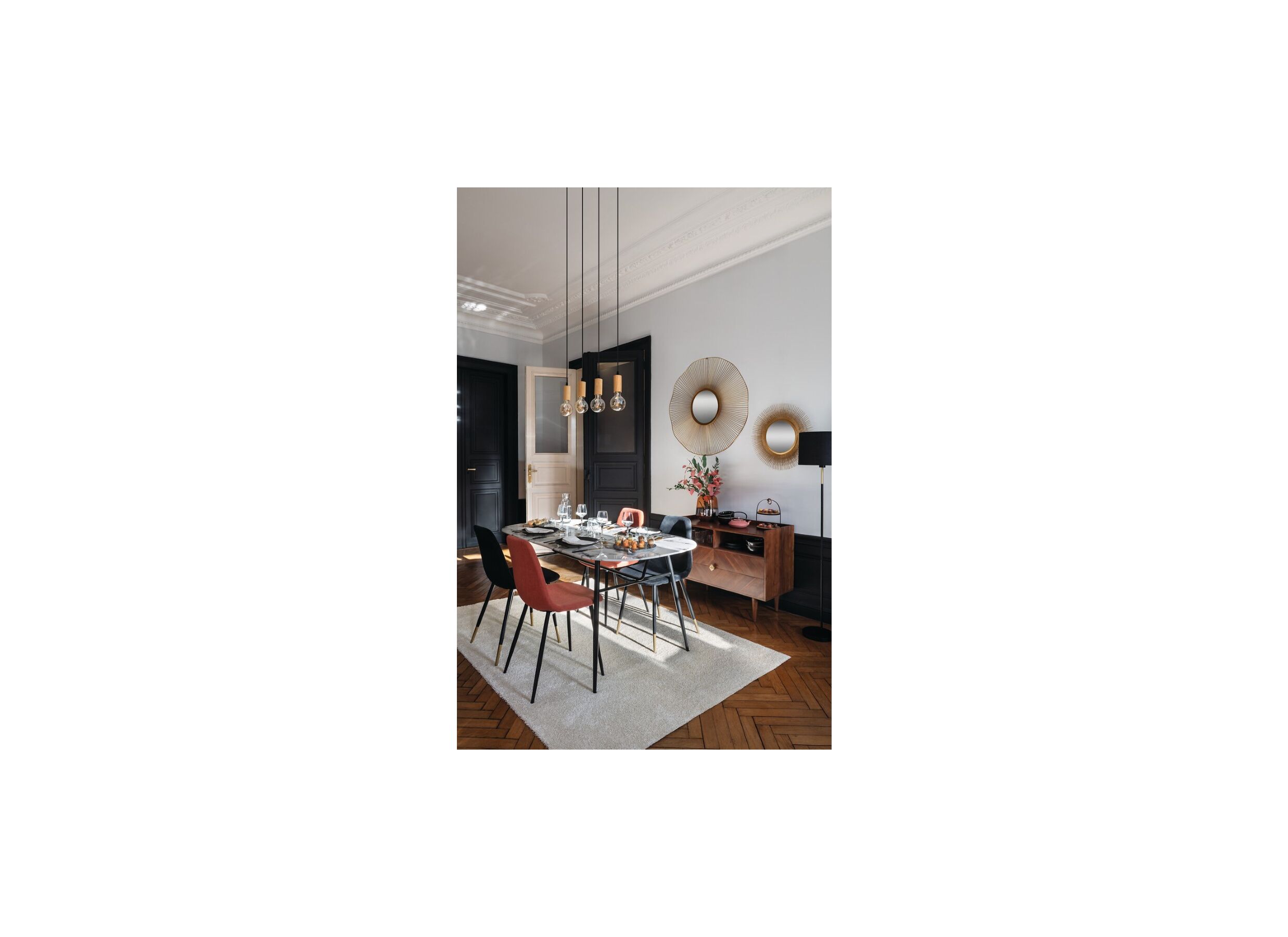 Foto ambiance - Miroir Safia sphérique Ø58cm
